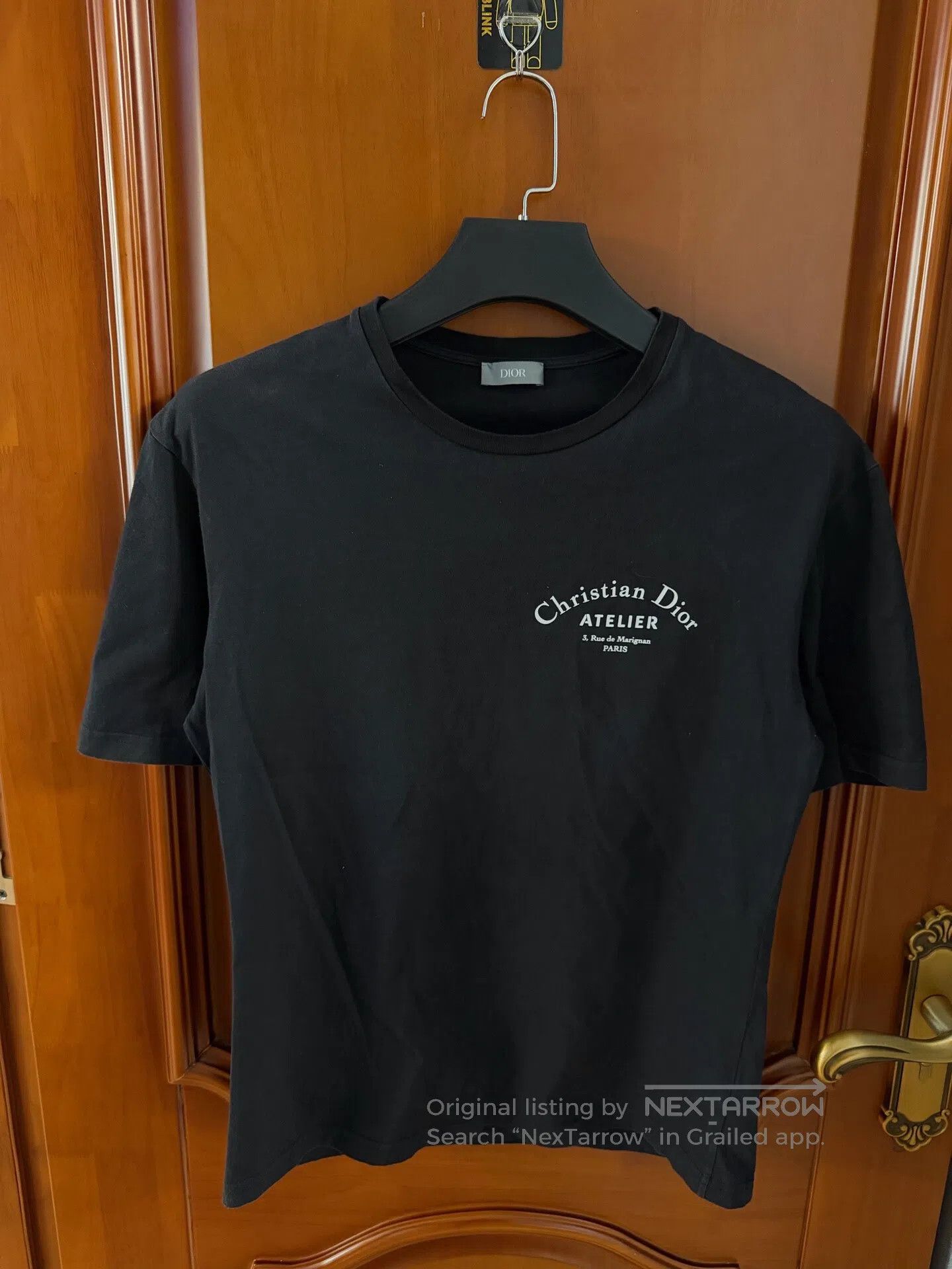 Dior Dior Black T-shirt with logo slogan| Size US S / EU 44-46 / 1 - 1 Thumbnail