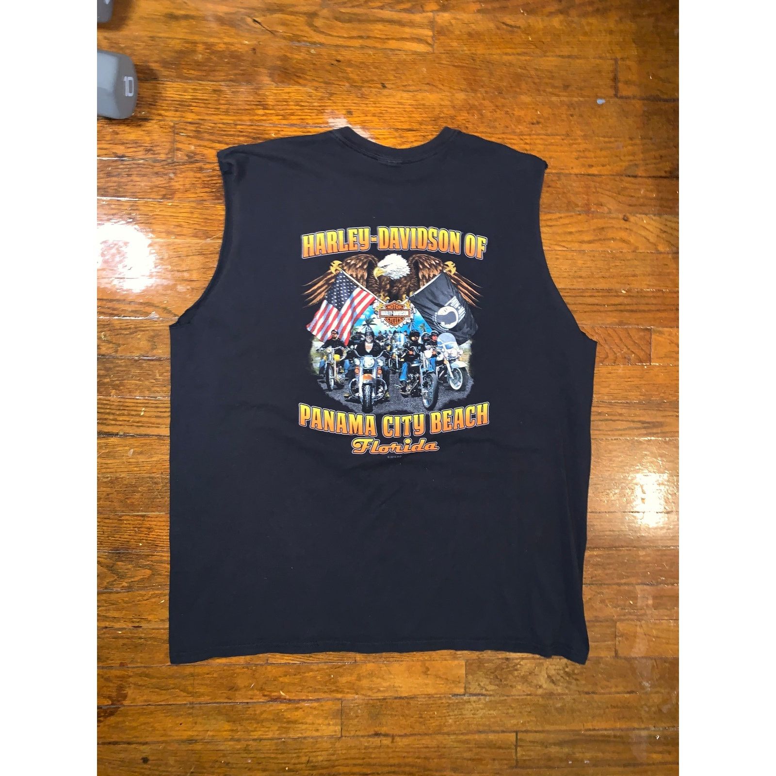 Harley Davidson Harley Davidson Panama City Beach Cut Off T Shirt XXL Black Size US XL / EU 56 / 4 - 3 Thumbnail