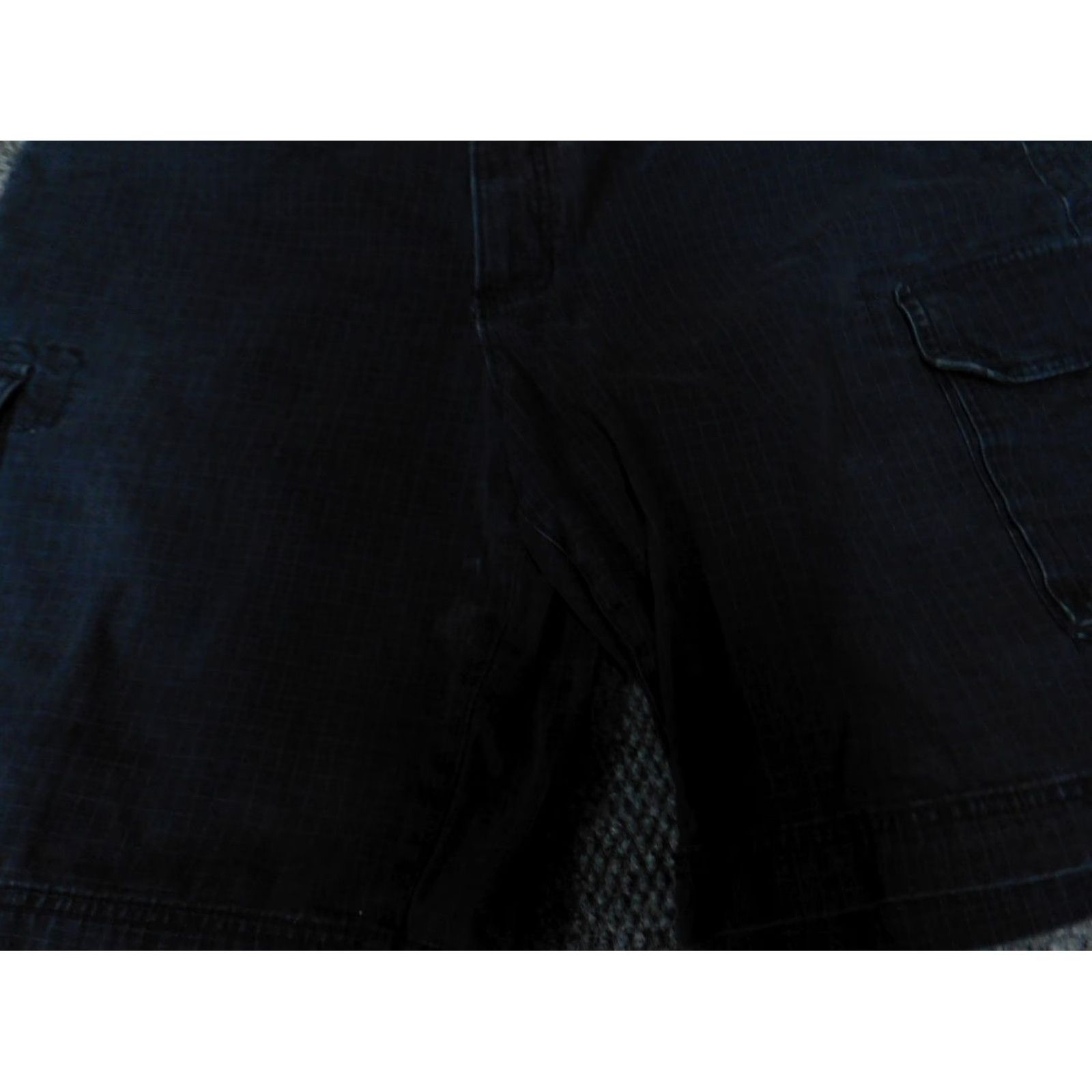 Izod IZOD Mens Cargo Shorts 40 Blue Flat Front Zip Cargo Casual Cotton KnIT Logo Breathable Regular Men’s 40 Size US 40 / EU 56 - 4 Thumbnail