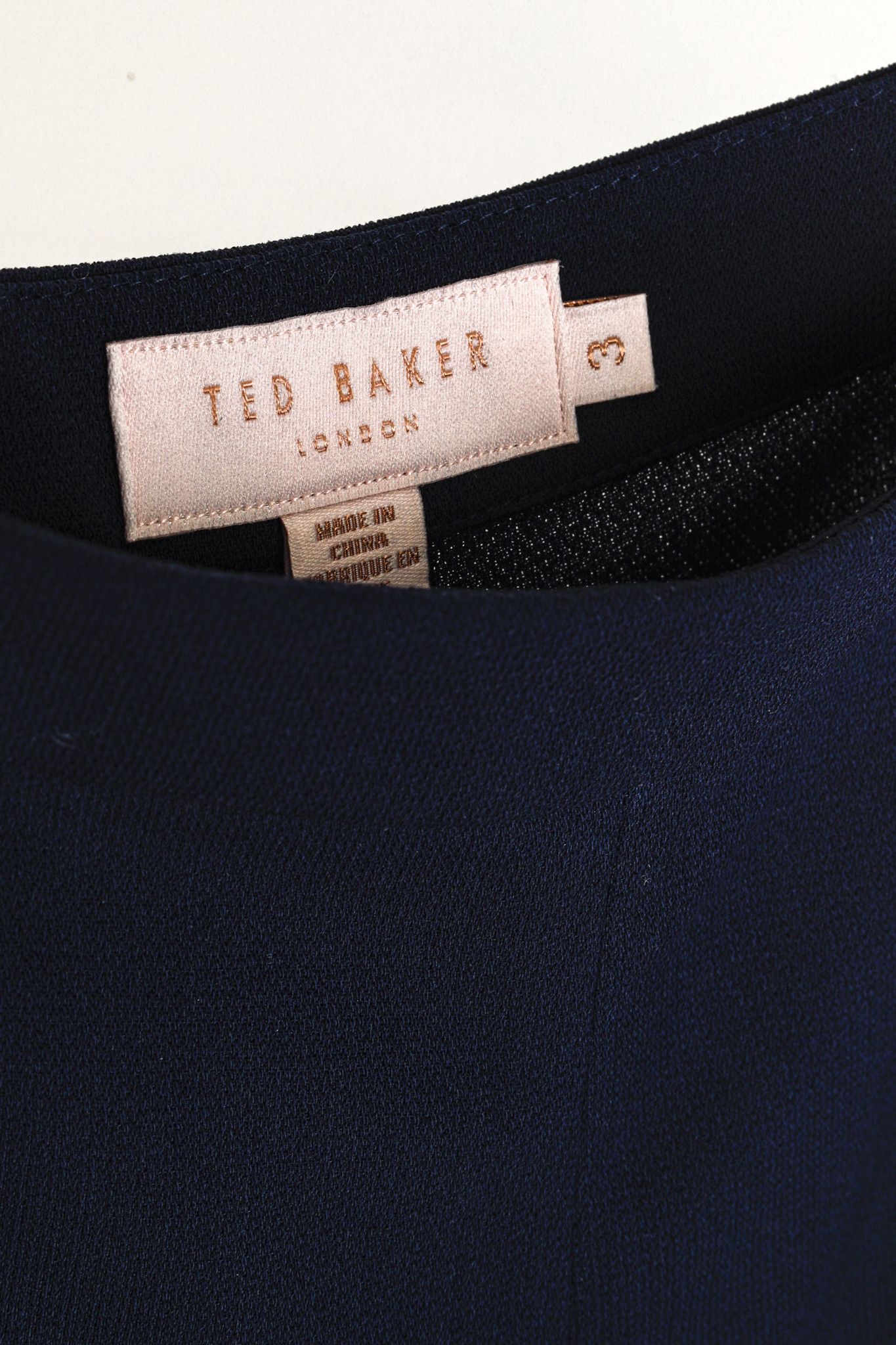 Ted Baker Ted Baker Dyanni Navy Scallop Hem Jogger Pants Size 32" / US 10 / IT 46 - 4 Thumbnail