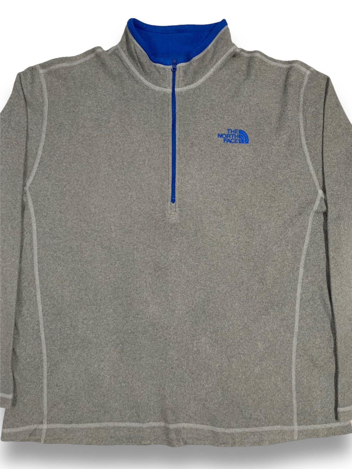 The North Face The North Face Small Logo Quarter Zipper Fleece Sweatshirt Size US XL / EU 56 / 4 - 3 Thumbnail