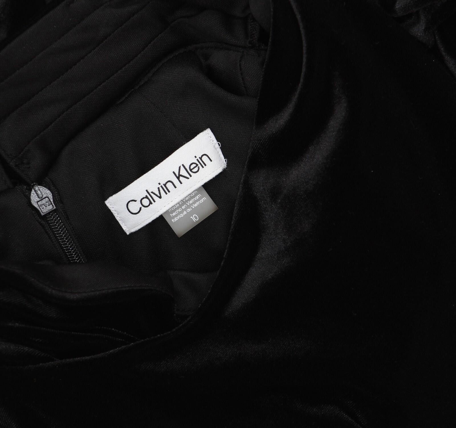 Calvin Klein Nwt Calvin Klein Neck Tie Waist Wide Leg Jumpsuit Black 10 Size 32" / US 10 / IT 46 - 5 Thumbnail