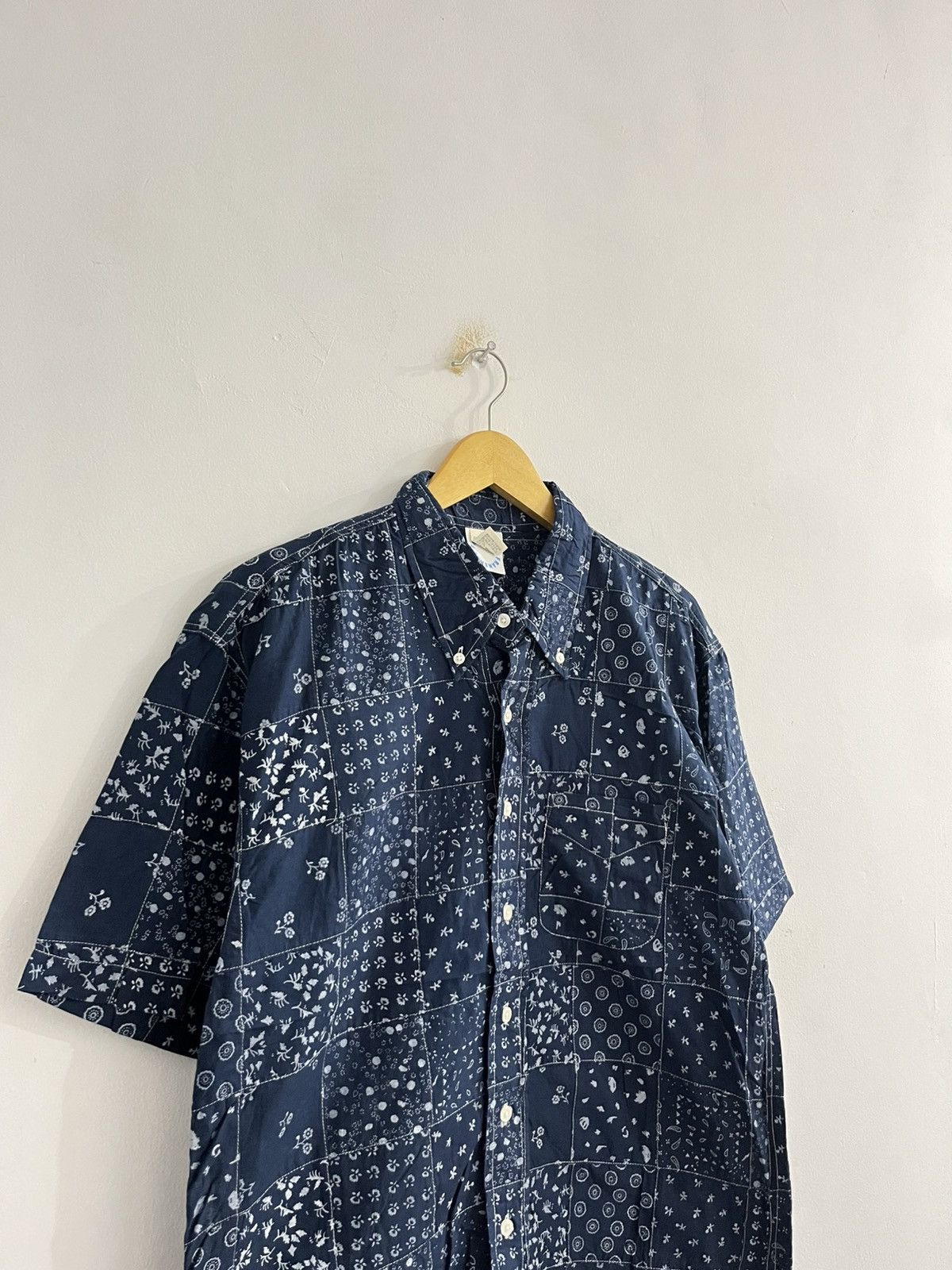 Japanese Brand Franshal Patchwork Shirt Size US XL / EU 56 / 4 - 3 Thumbnail