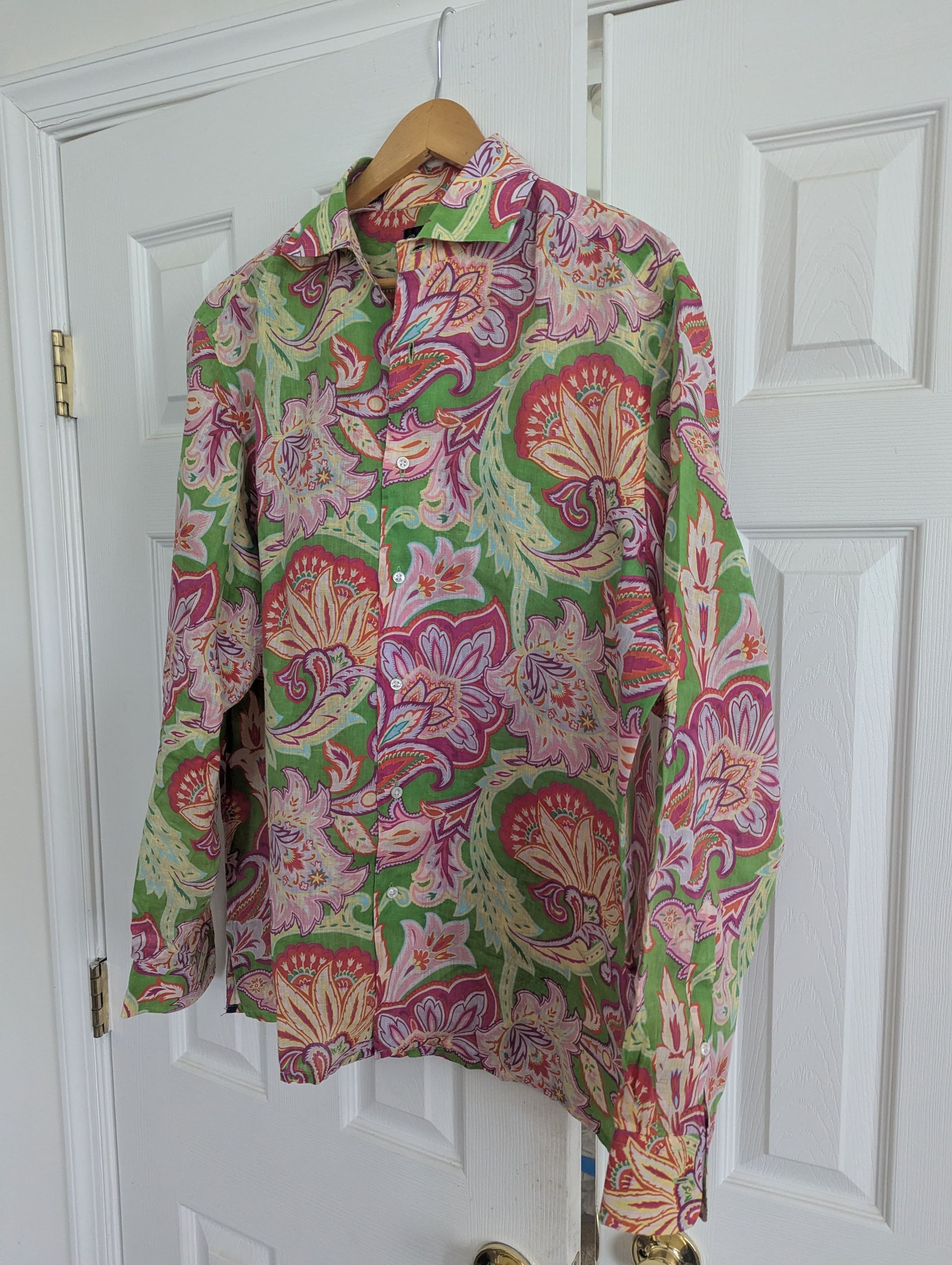 Ralph Lauren Purple Label Purple Label Finest Linen Shirt Size US L / EU 52-54 / 3 - 1 Thumbnail