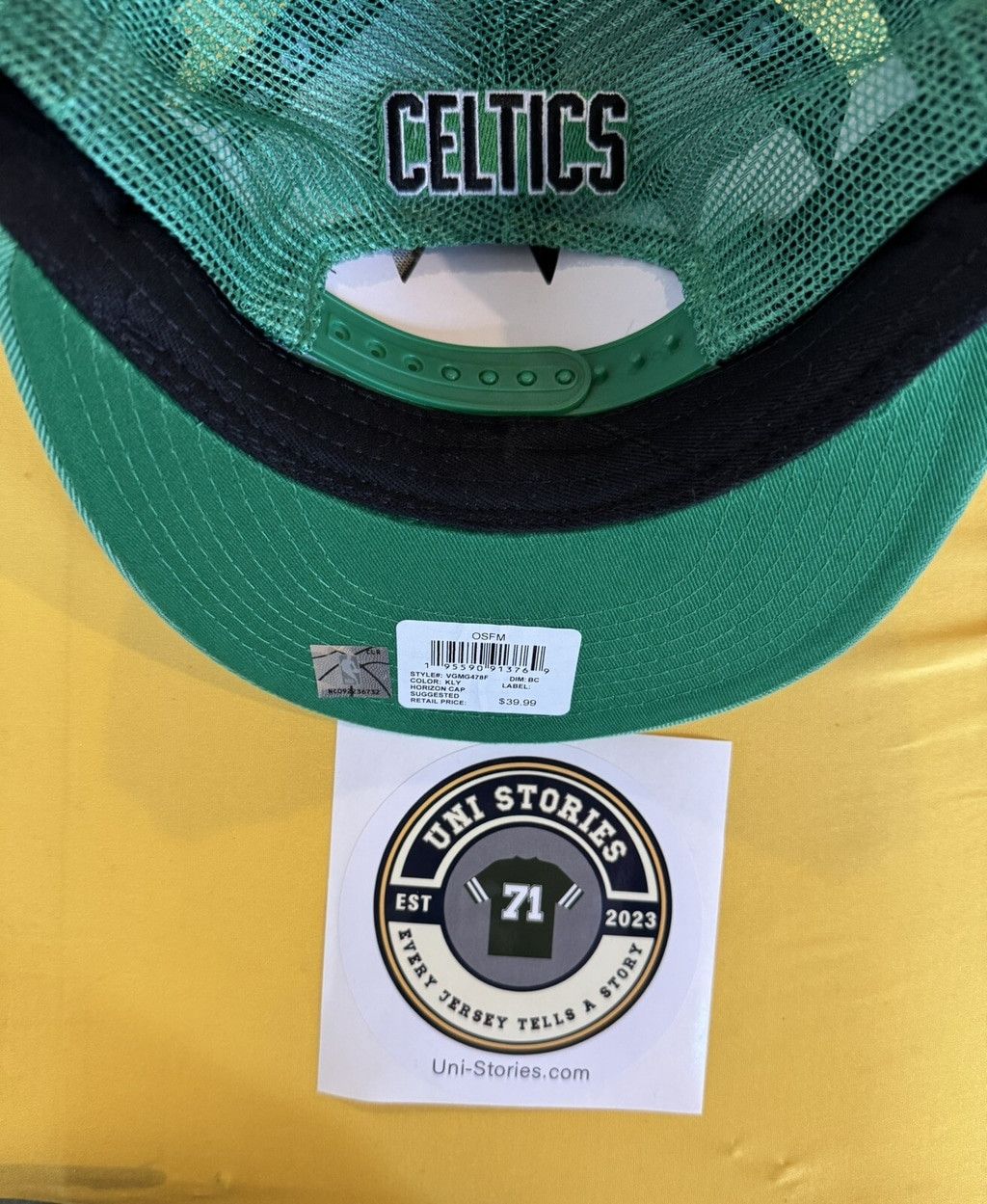 The Unbranded Brand Boston Celtics Ultra Game Snapback hat Green NEW WITH TAGS Size ONE SIZE - 3 Thumbnail