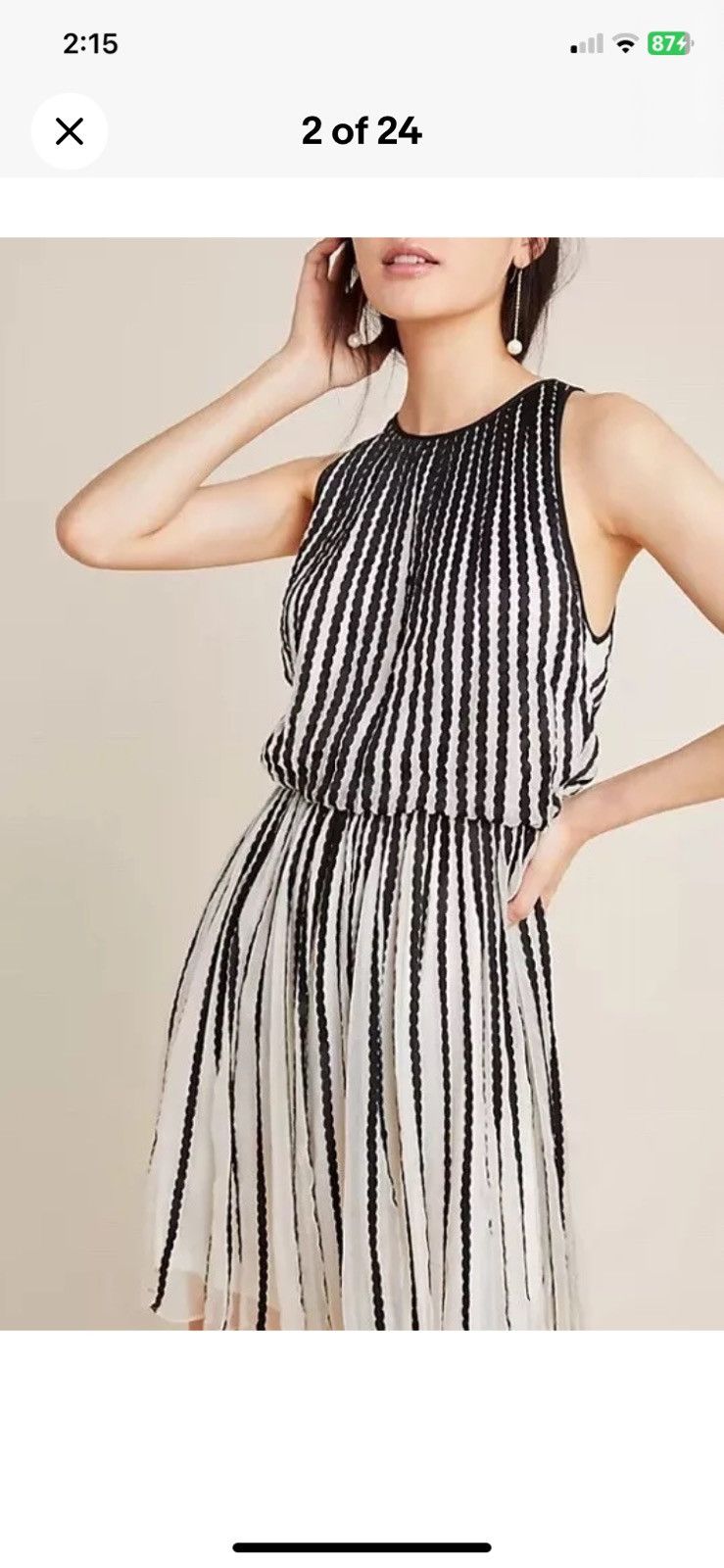 Anthropologie Anthropologie Geisha Designs Martinique Halter Dress Size 4 Size S / US 4 / IT 40 - 2 Thumbnail