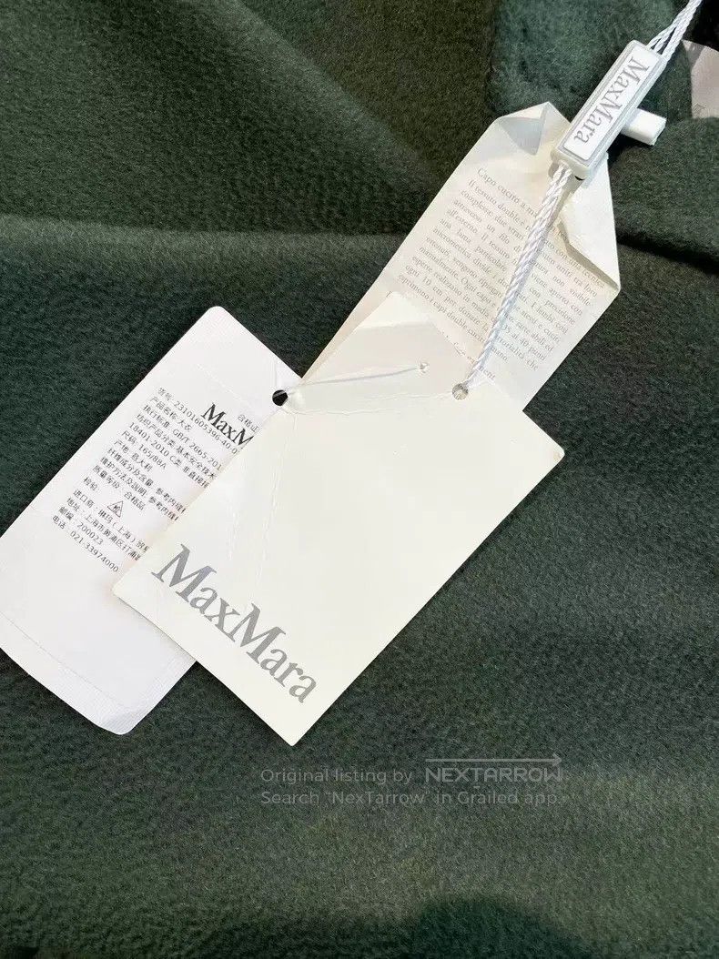 Max Mara Max Mara Green cashmere coat Size S / US 4 / IT 40 - 6 Thumbnail