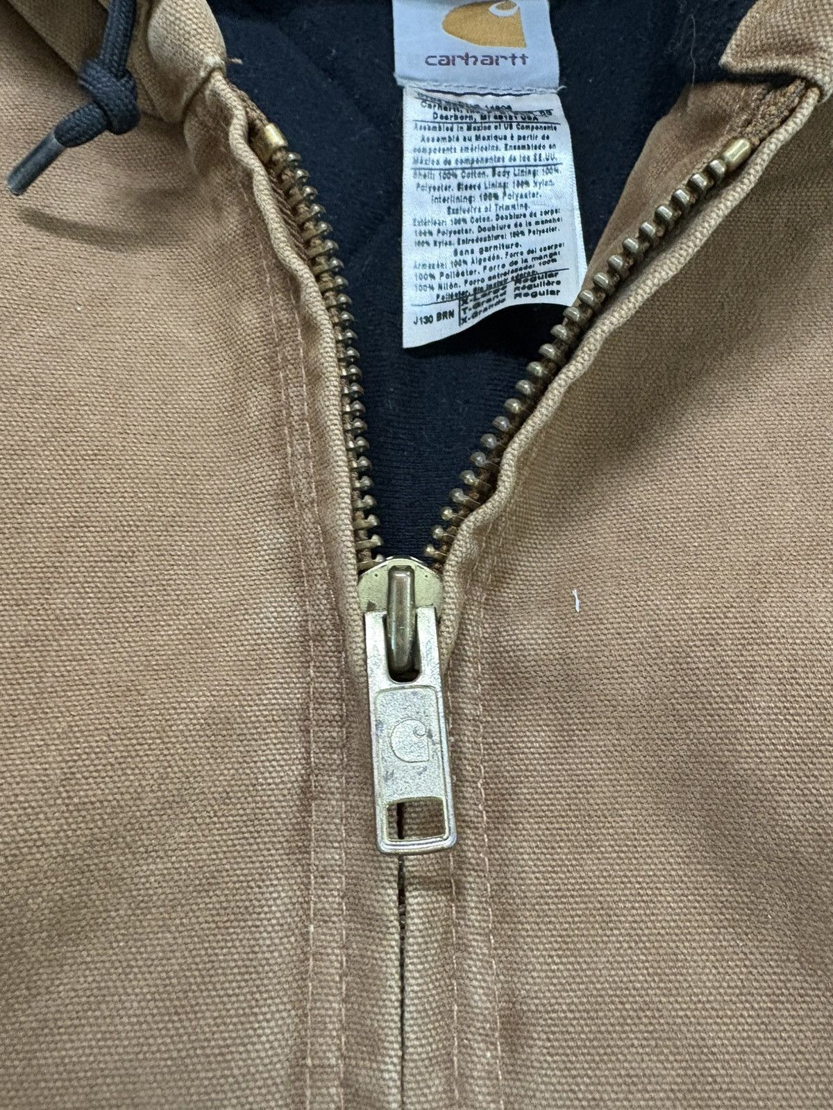 Carhartt Vintage Carhartt Active Jacket - J130 BRN Size US XL / EU 56 / 4 - 5 Thumbnail