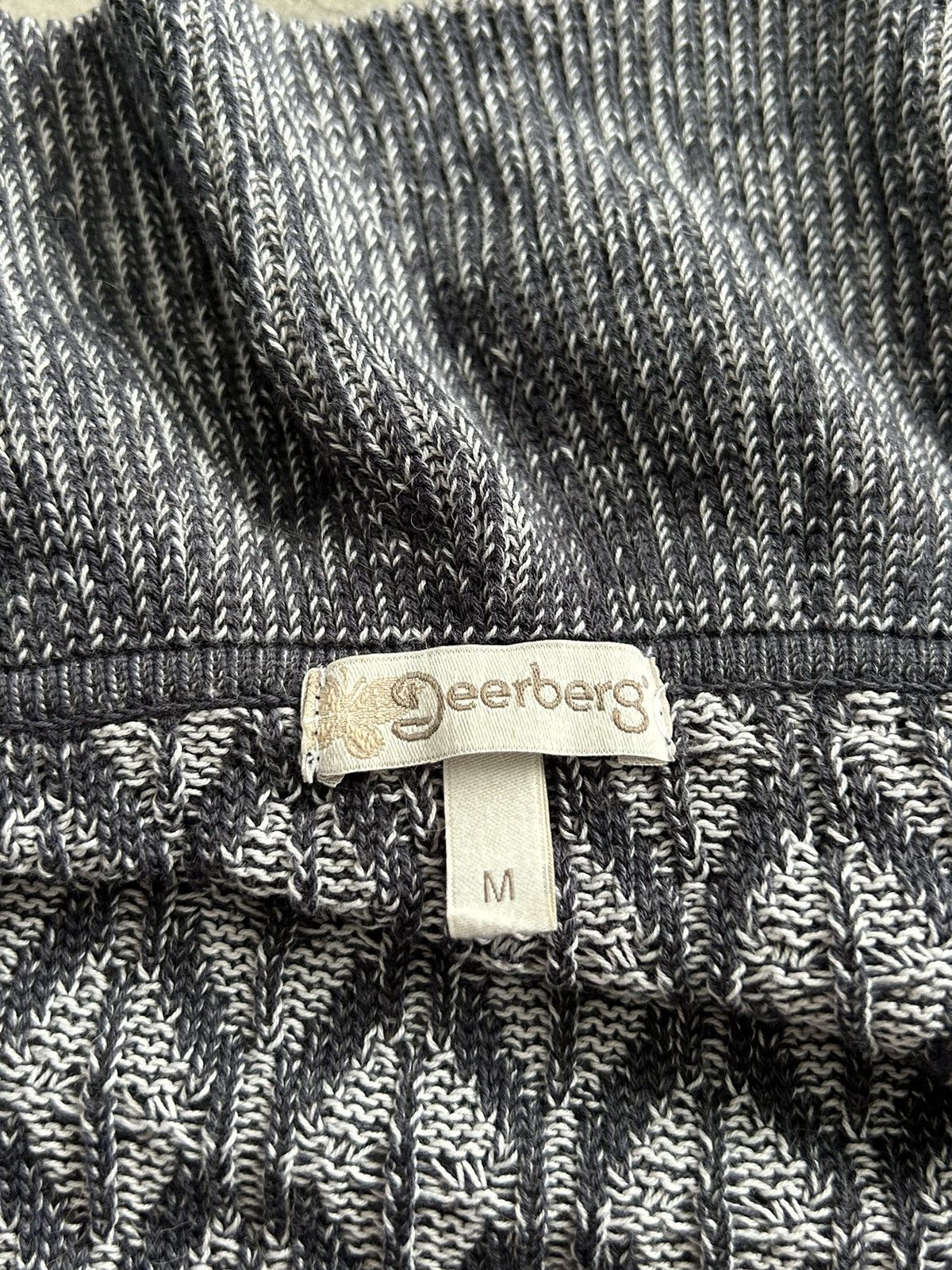Japanese Brand × Vintage Vintage Grey Y2K Ruffle Knit Cardigan Office 00s Size M / US 6-8 / IT 42-44 - 10 Thumbnail