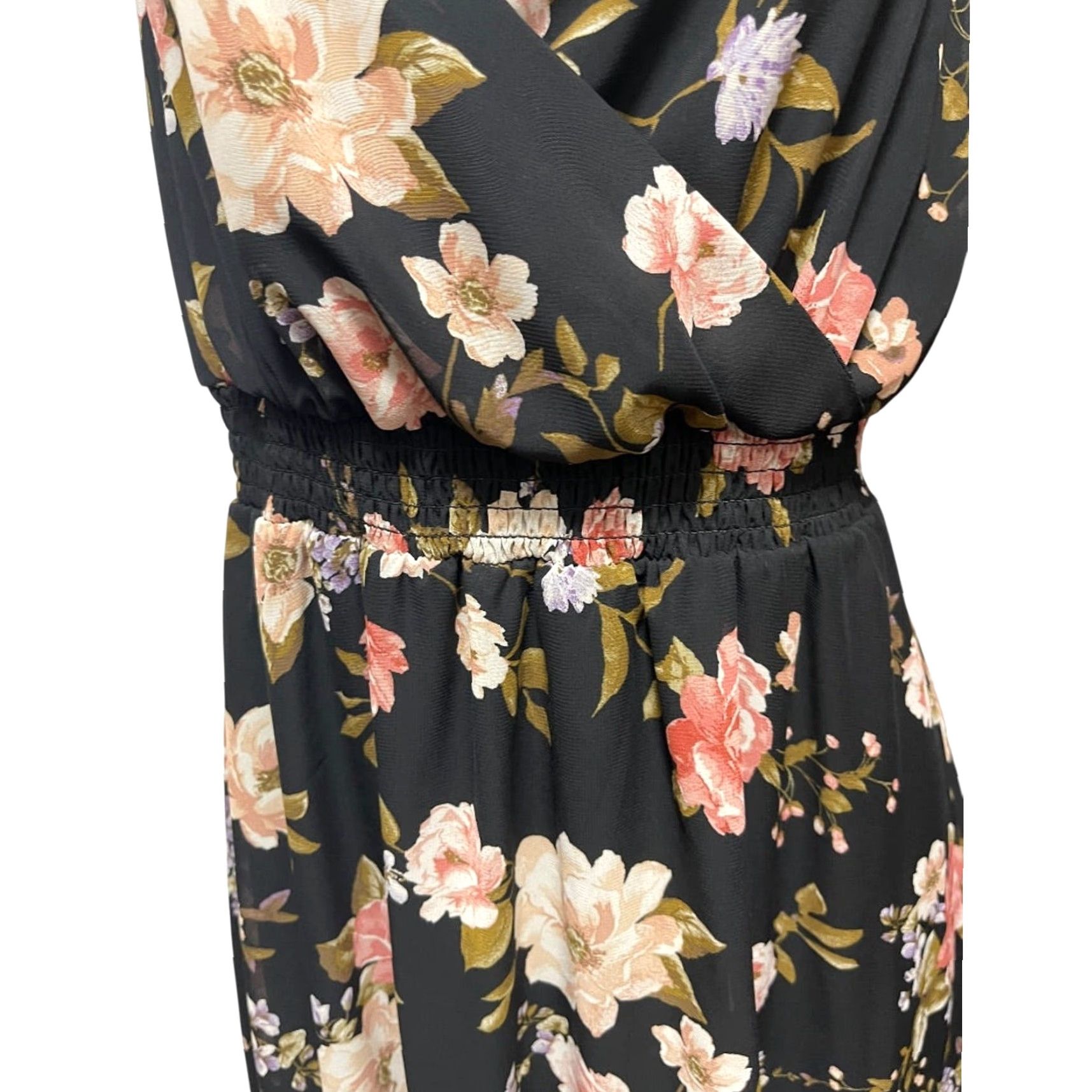 Vintage Just Found Maxi Dress 1X Floral Spaghetti Strap Lined New Size XL / US 12-14 / IT 48-50 - 4 Thumbnail