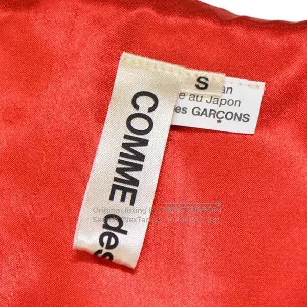 Comme des Garcons Comme Des Garcons Red Retro Double Layered Dress Size S / US 4 / IT 40 - 7 Thumbnail