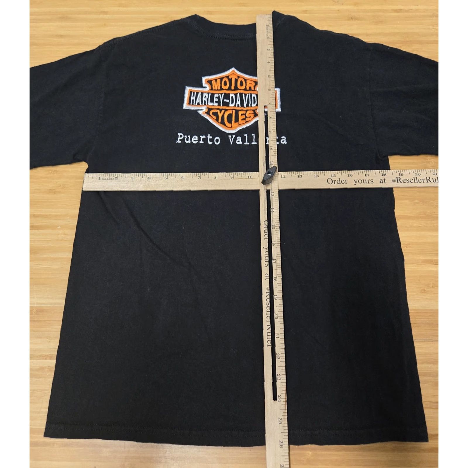 Harley Davidson VINTAGE Harley-Davidson Shirt Mens Medium Black Puerto Vallarta Biker Motorcycle Tee Size US M / EU 48-50 / 2 - 6 Thumbnail