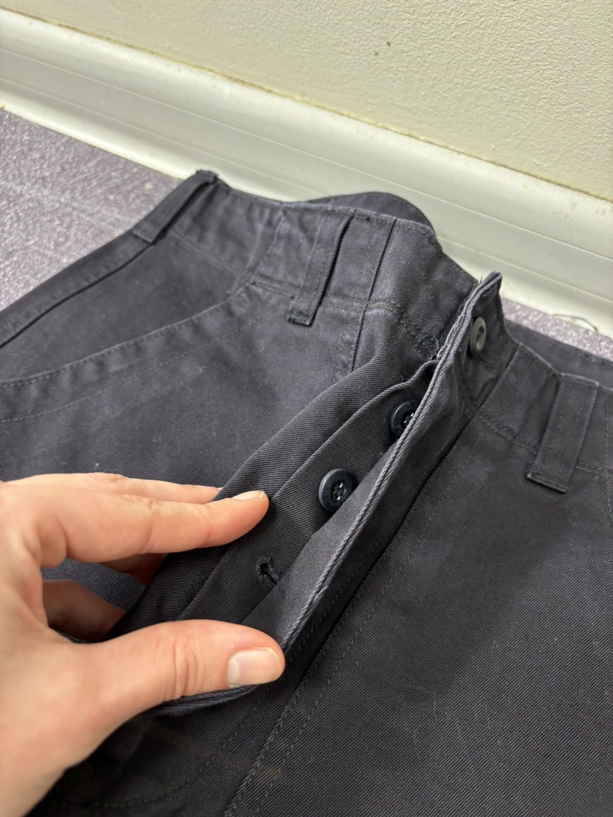 Alpha Industries Vintage Alpha Industries Men’s Navy Military Pants Trousers Size US 28 / EU 44 - 7 Thumbnail
