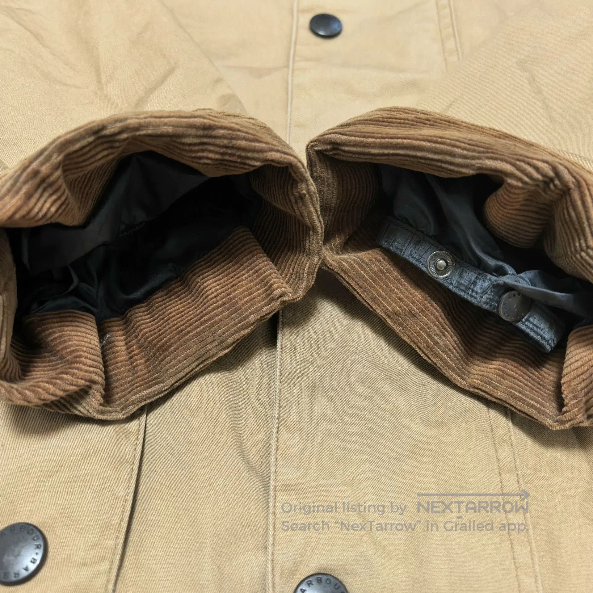 Vintage Vintage Barbour Beaufort Waxless Jacket. Size US XL / EU 56 / 4 - 5 Thumbnail