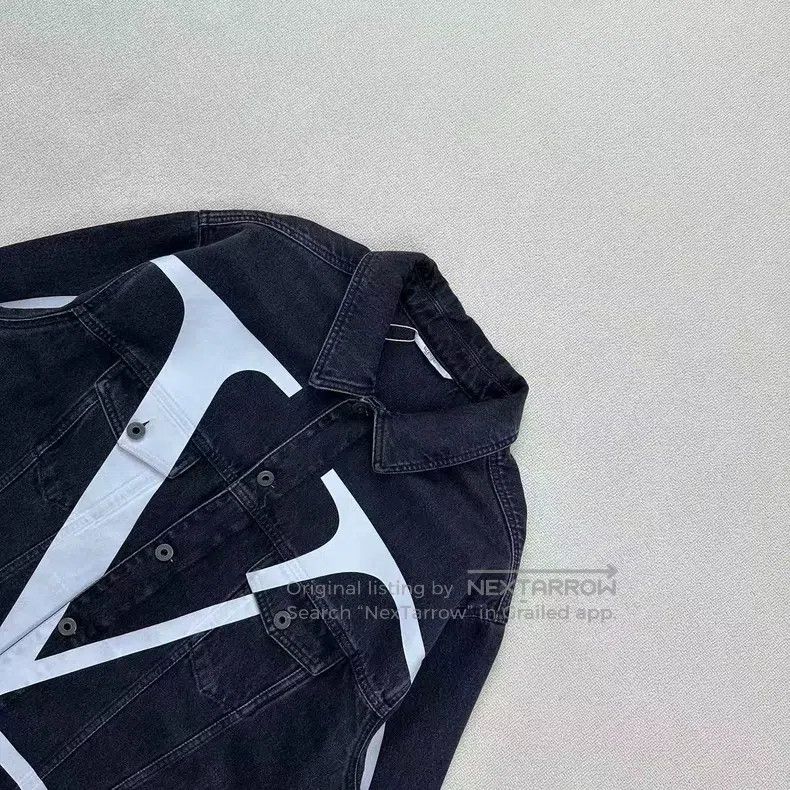 Valentino Valentino Printed logo denim jacket Size US M / EU 48-50 / 2 - 3 Thumbnail