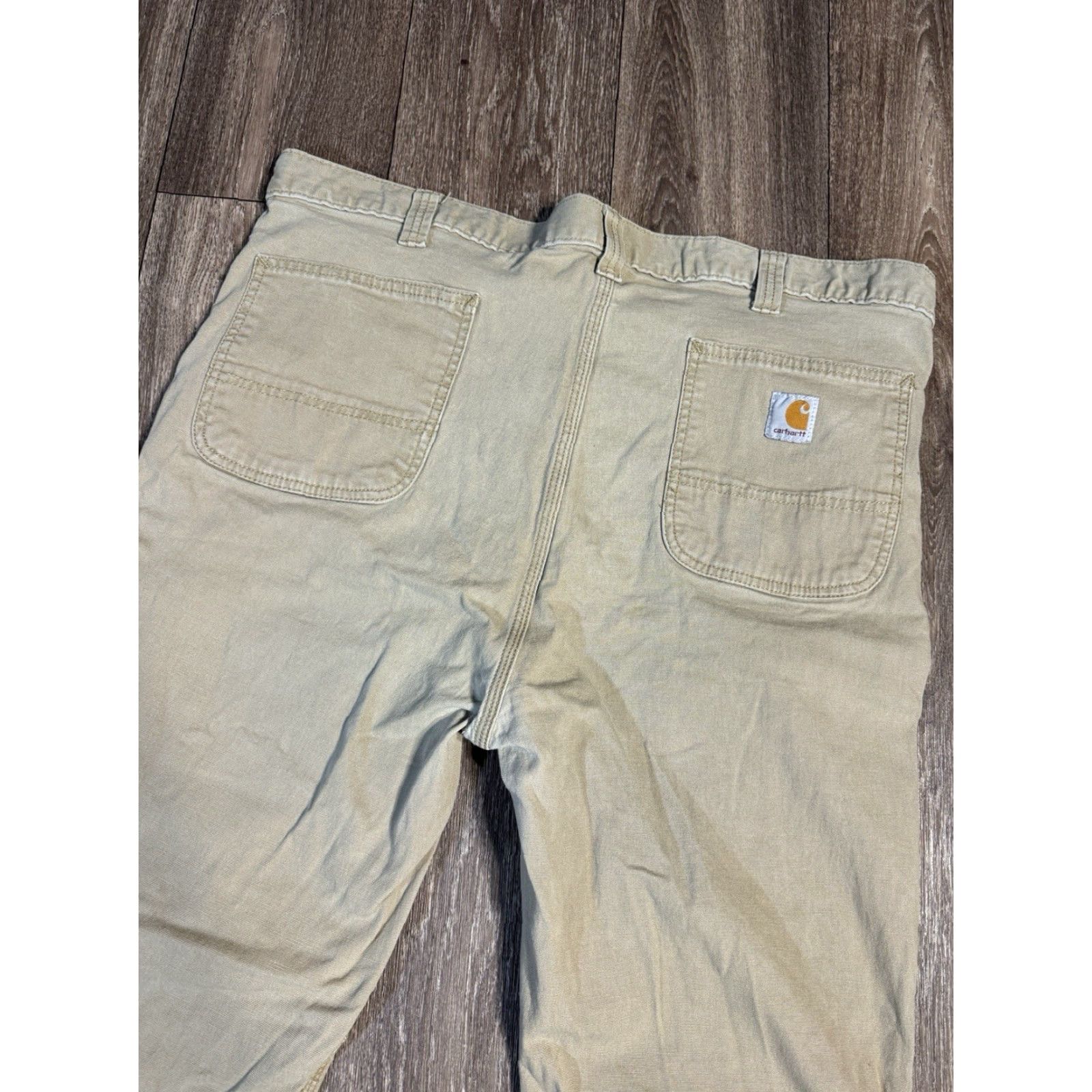 Carhartt Carhartt Workwear Khaki Tan Straight Fit 40x32 Pants Men Beige Khakis Pockets Size US 40 / EU 56 - 3 Thumbnail