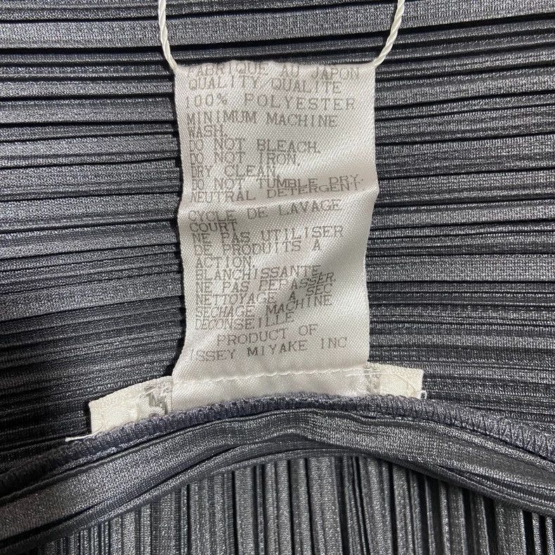 Issey Miyake Issey Miyake size:3 Grey pleated long-sleeved shirt Size M / US 6-8 / IT 42-44 - 4 Thumbnail