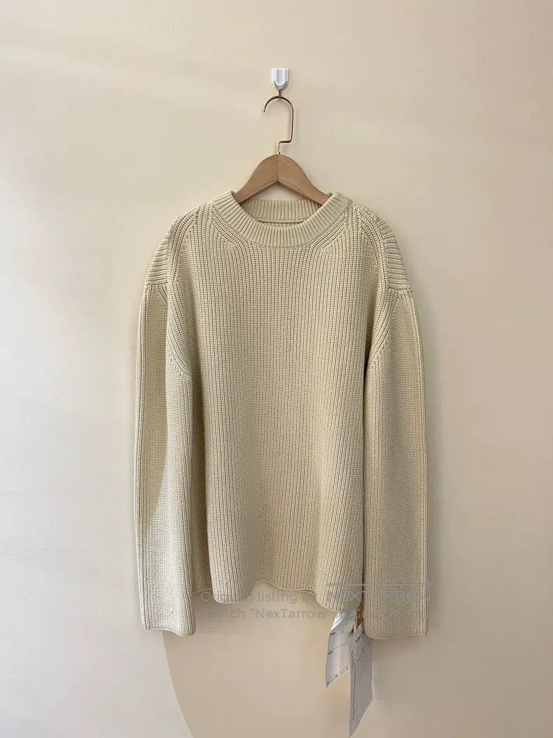 Jil Sander Jil Sander size 46 Off-white knitwear Size S / US 4 / IT 40 - 1 Thumbnail