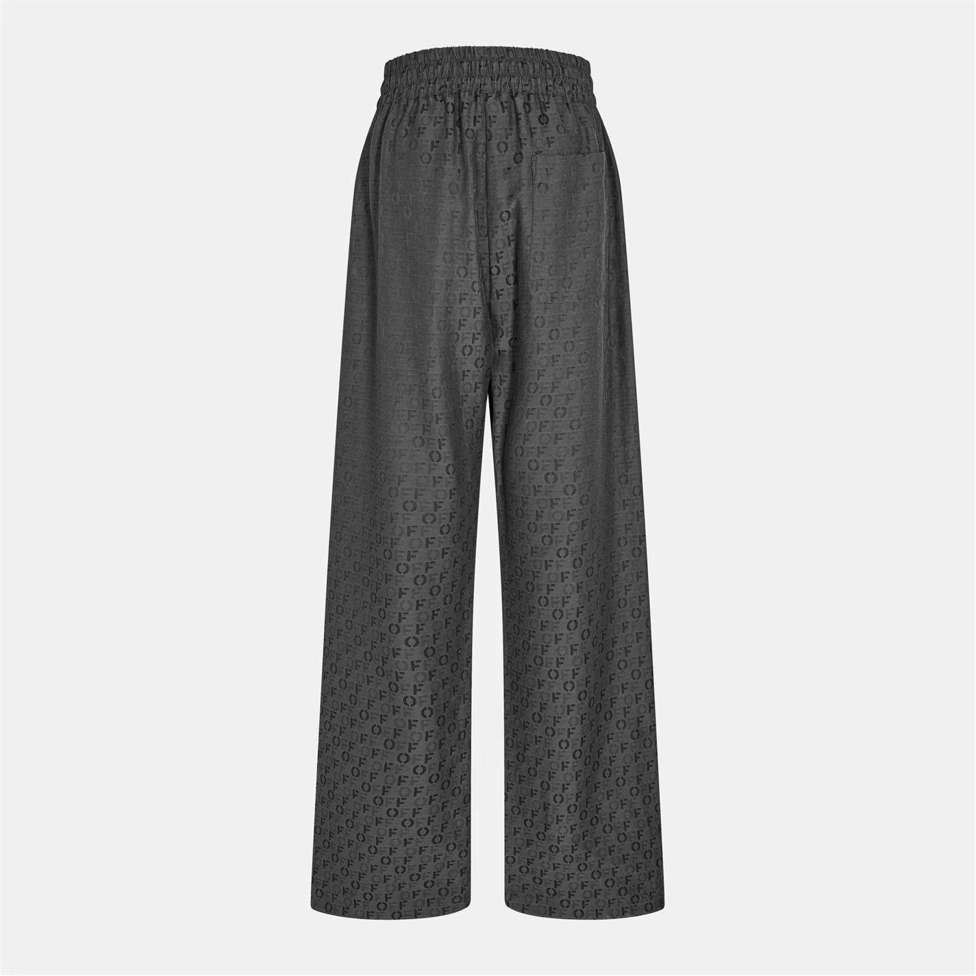 Off-White o1g2r1mq0326 Relaxed Fit Pyjama Trousers in Black Size US 28 / EU 44 - 2 Thumbnail