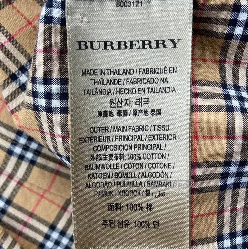 Burberry Burberry Women's Cotton Check Shirt. Size M / US 6-8 / IT 42-44 - 5 Thumbnail