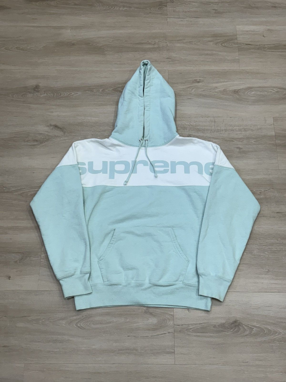 Supreme Blocked Logo Hoodie (FW17)
