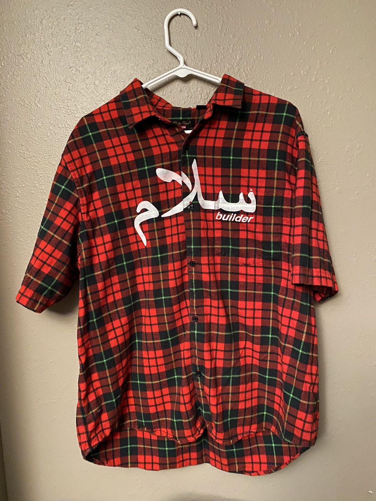 Supreme × Undercover Supreme Undercover Arabic Logo Flannel Shirt