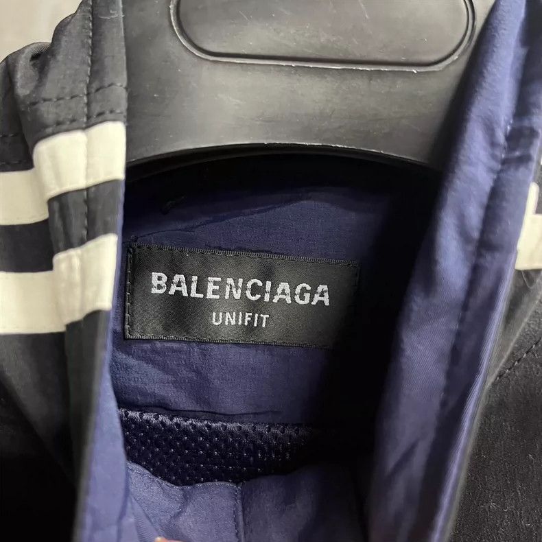 Balenciaga Balenciaga Blue Striped Sports Jacket Coat-2505 Size US L / EU 52-54 / 3 - 3 Thumbnail