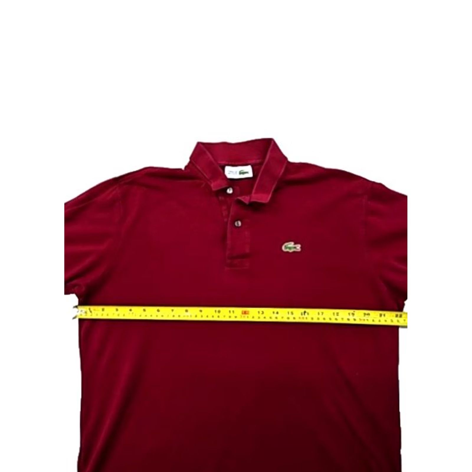 Lacoste Lacoste Red Short Sleeve Polo Shirt Mens Regular Croc Logo Spain Polo Shirt Mens Regular L Red Crocodile Logo Spain Size US L / EU 52-54 / 3 - 6 Thumbnail