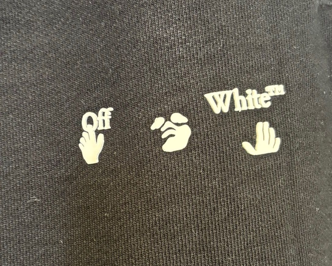 Off-White Cuffed Sweat Pants Black Size M Size US 32 / EU 48 - 2 Thumbnail