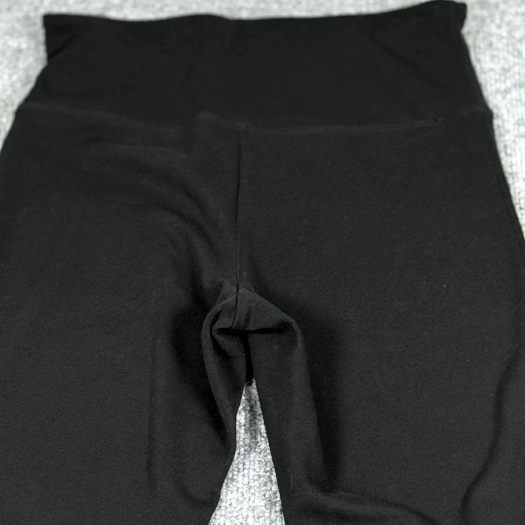 Spanx SPANX Assets Red Hot Label Black High Rise Leggings M Womens Ankle Knit Solid Stretch Elastic Waist Inseam 30 in Size 32" / US 10 / IT 46 - 5 Thumbnail