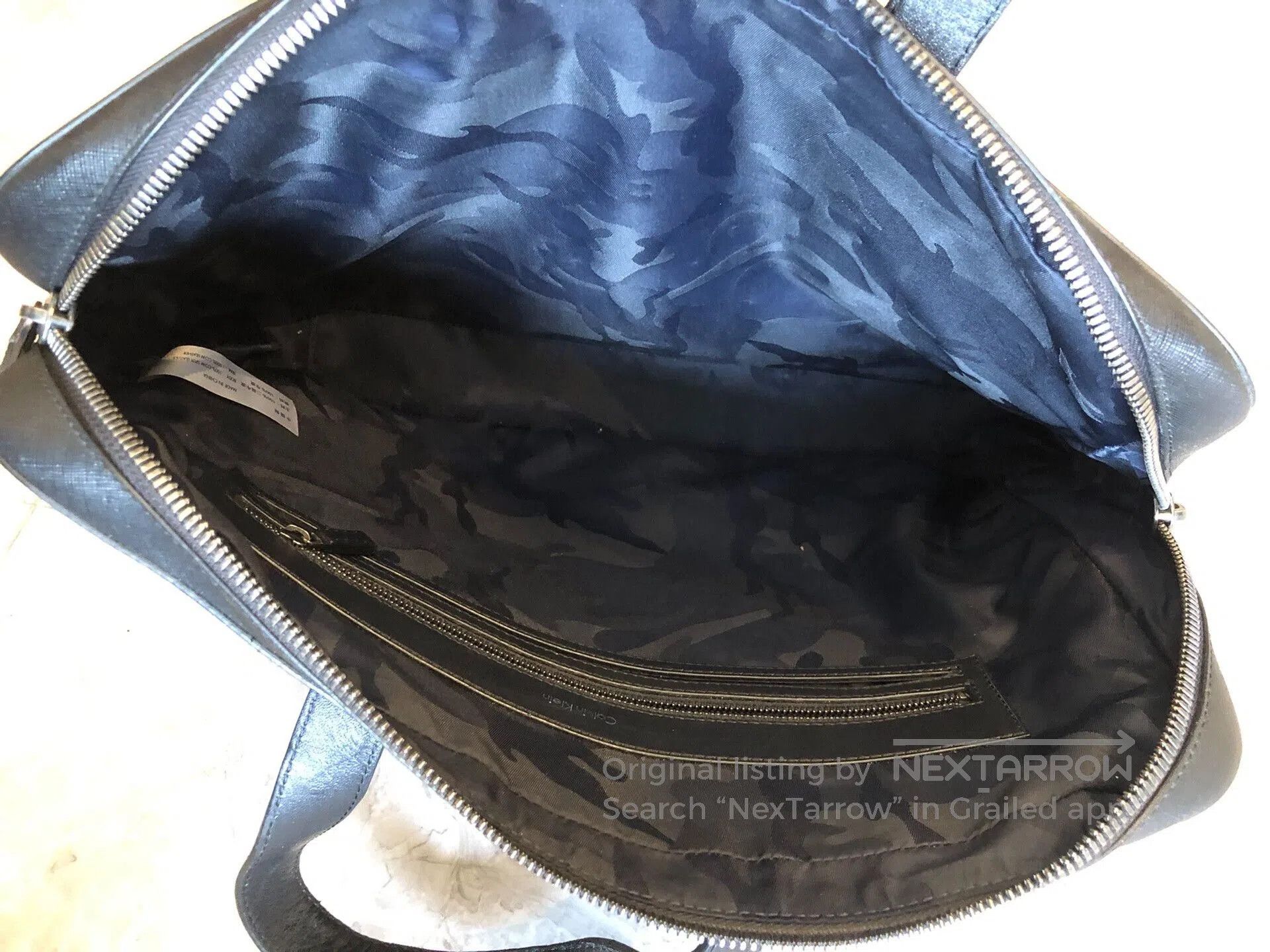 Calvin Klein Calvin Klein Leather Briefcase. Size ONE SIZE - 5 Thumbnail
