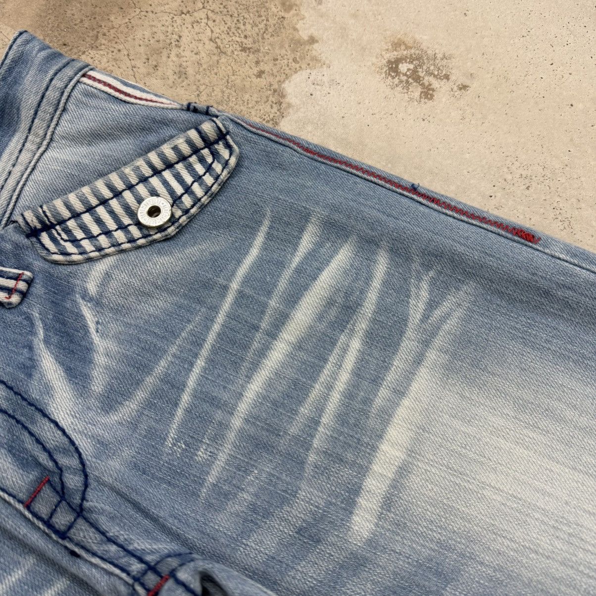 Japanese Brand Blue Moon Bluee Hickory Waist Printed Surfing Clone Devgru Size US 30 / EU 46 - 9 Thumbnail