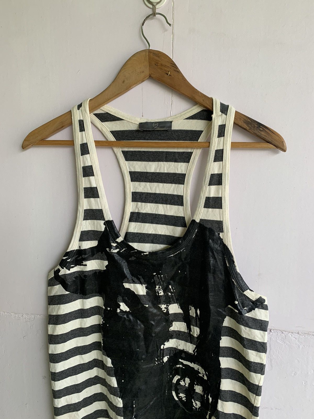 Alexander McQueen McQueen Art Stripe Tank Top Shirt Size M / US 6-8 / IT 42-44 - 2 Thumbnail