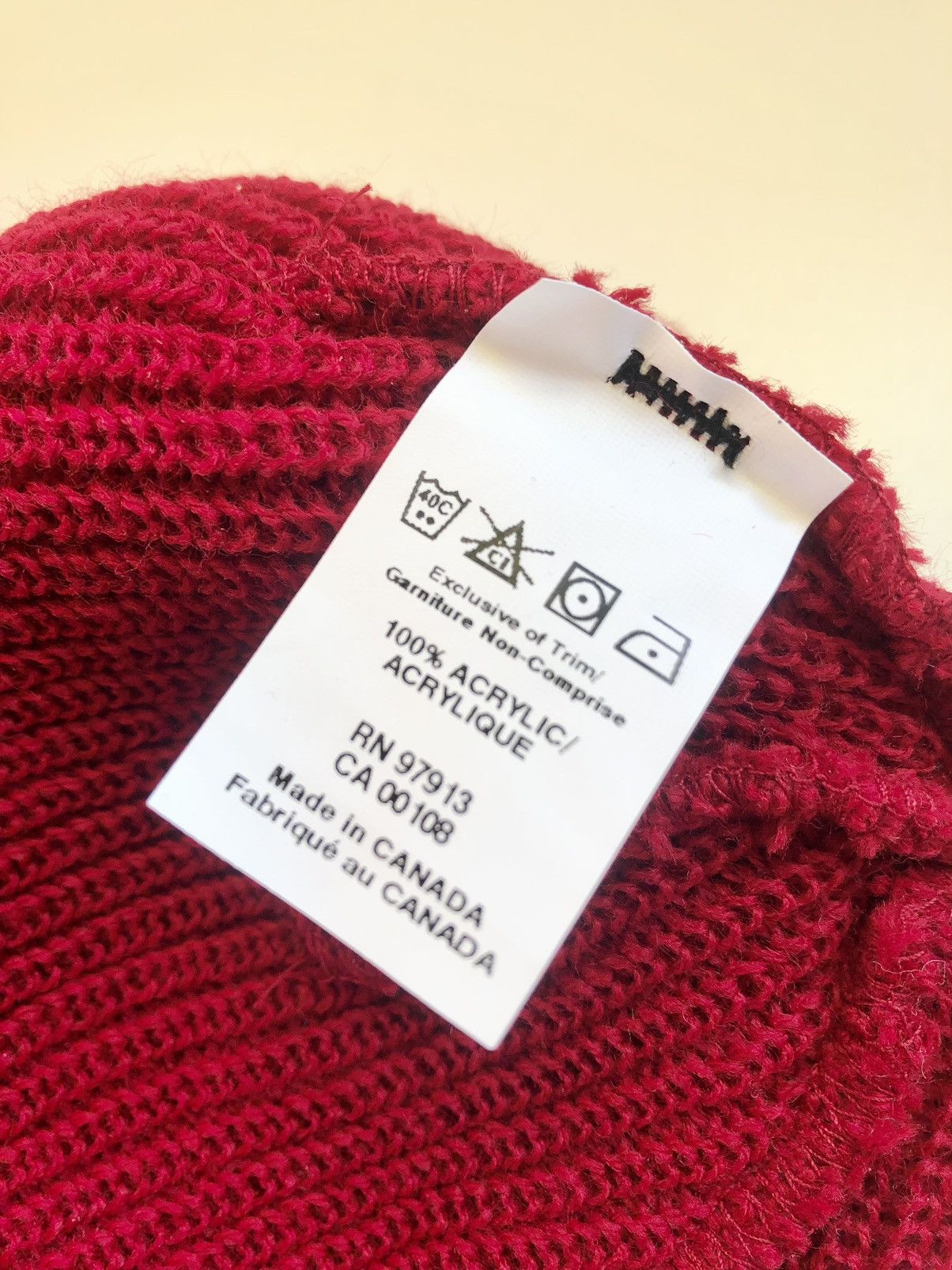 Independent Truck Co. Independent Big Patch Beanie RED Size ONE SIZE - 3 Thumbnail