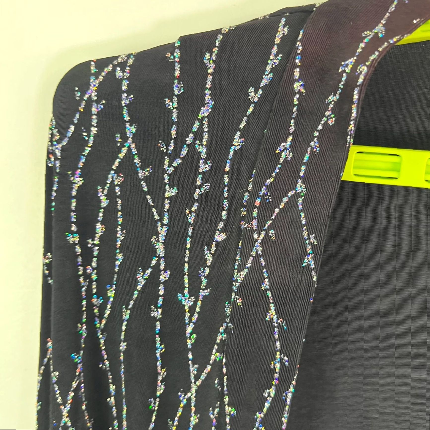 Vintage Ronni Nicole Cardigan Open Floral Glitter Womens Size 12P Black Size XL / US 12-14 / IT 48-50 - 3 Thumbnail