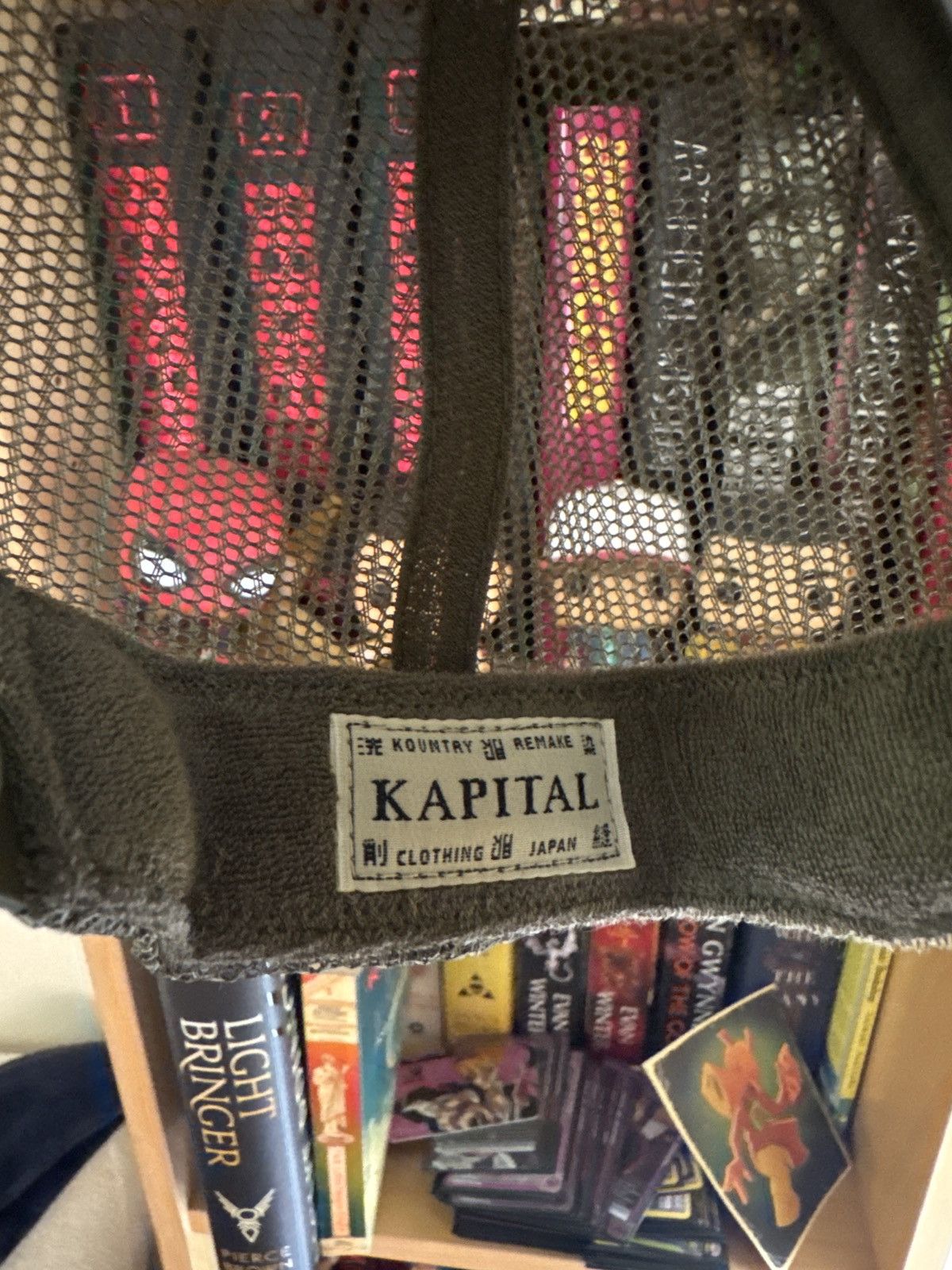 Kapital Kapital Denim Died Trucker Hat Size ONE SIZE - 2 Thumbnail