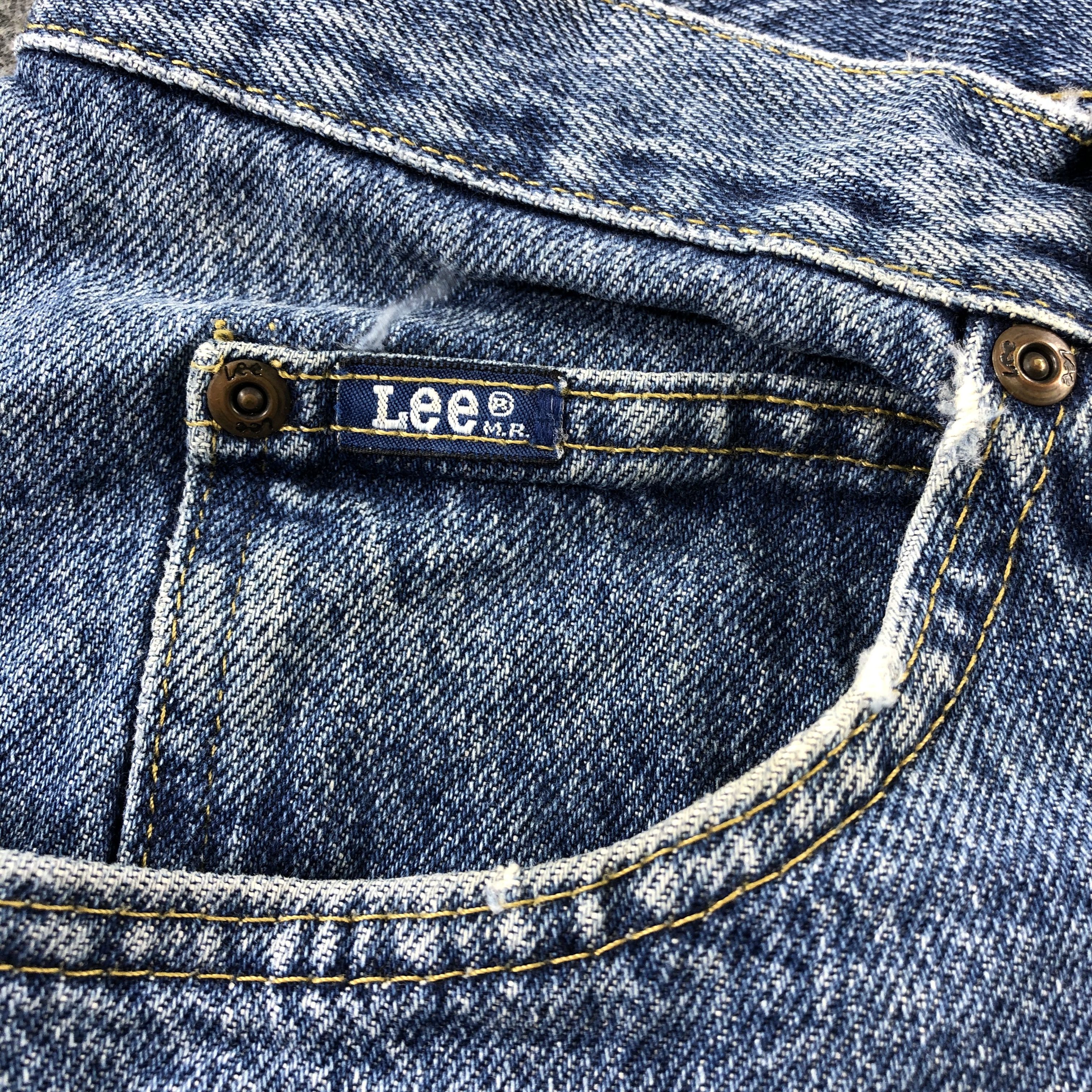 Lee Vintage Blue Wash Lee Jeans-J2496 Size US 32 / EU 48 - 10 Thumbnail