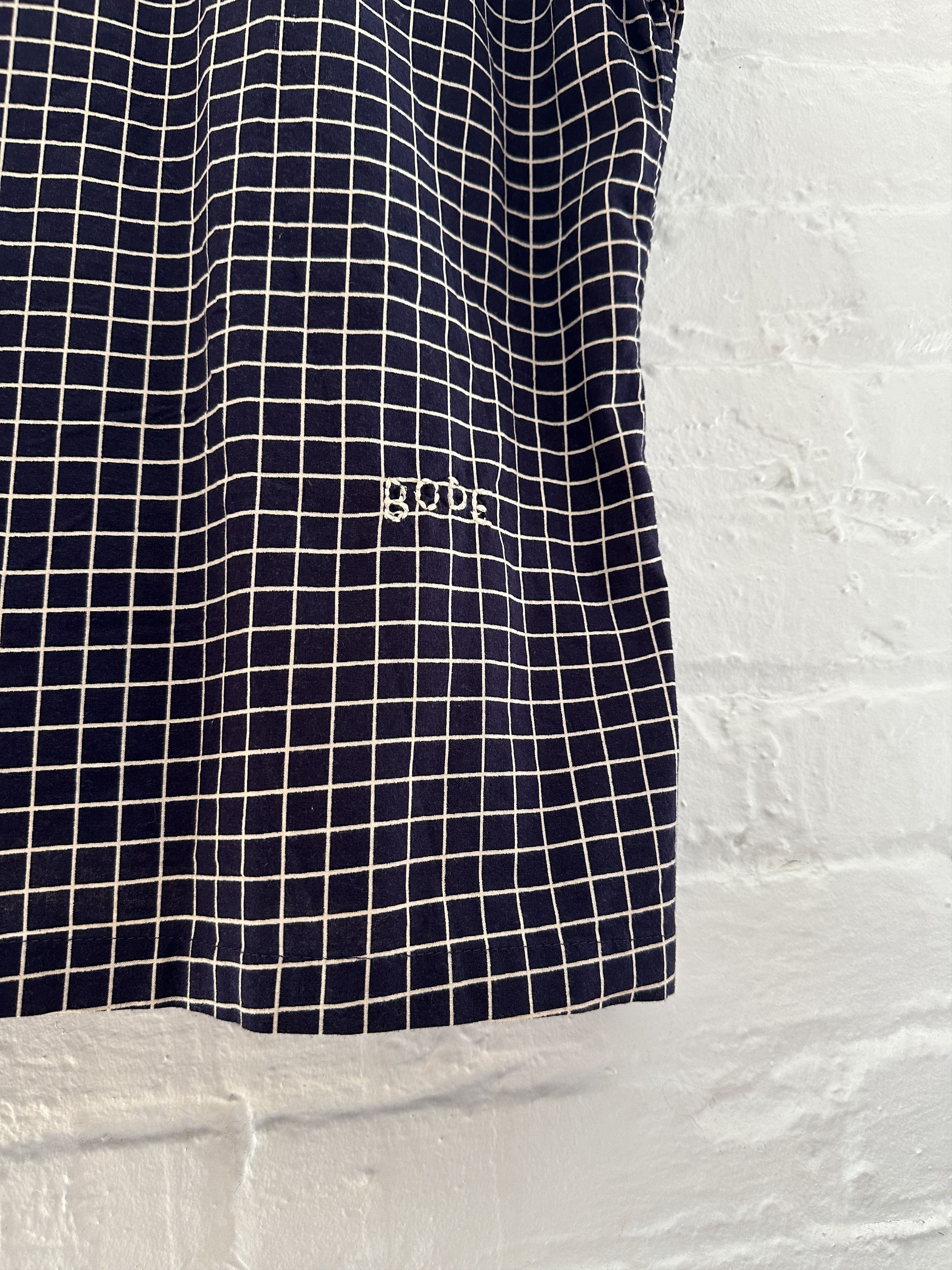 Bode Bode Windowpane Camp Collar Shirt Size US XXL / EU 58 / 5 - 4 Thumbnail