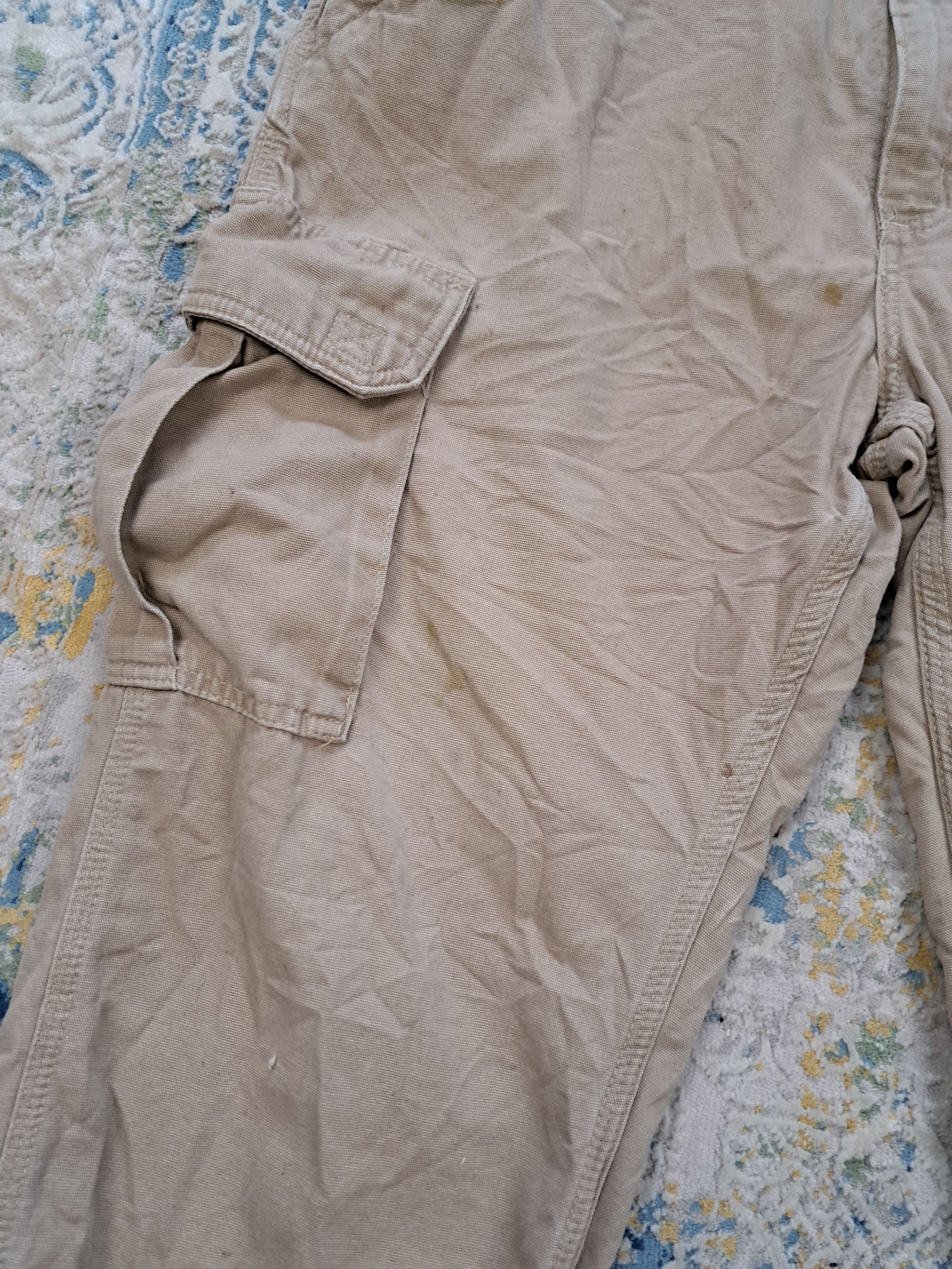 Carhartt Vintage 2006 Carhartt B182 GKH Cargo Pants Distressed Size US 36 / EU 52 - 13 Thumbnail