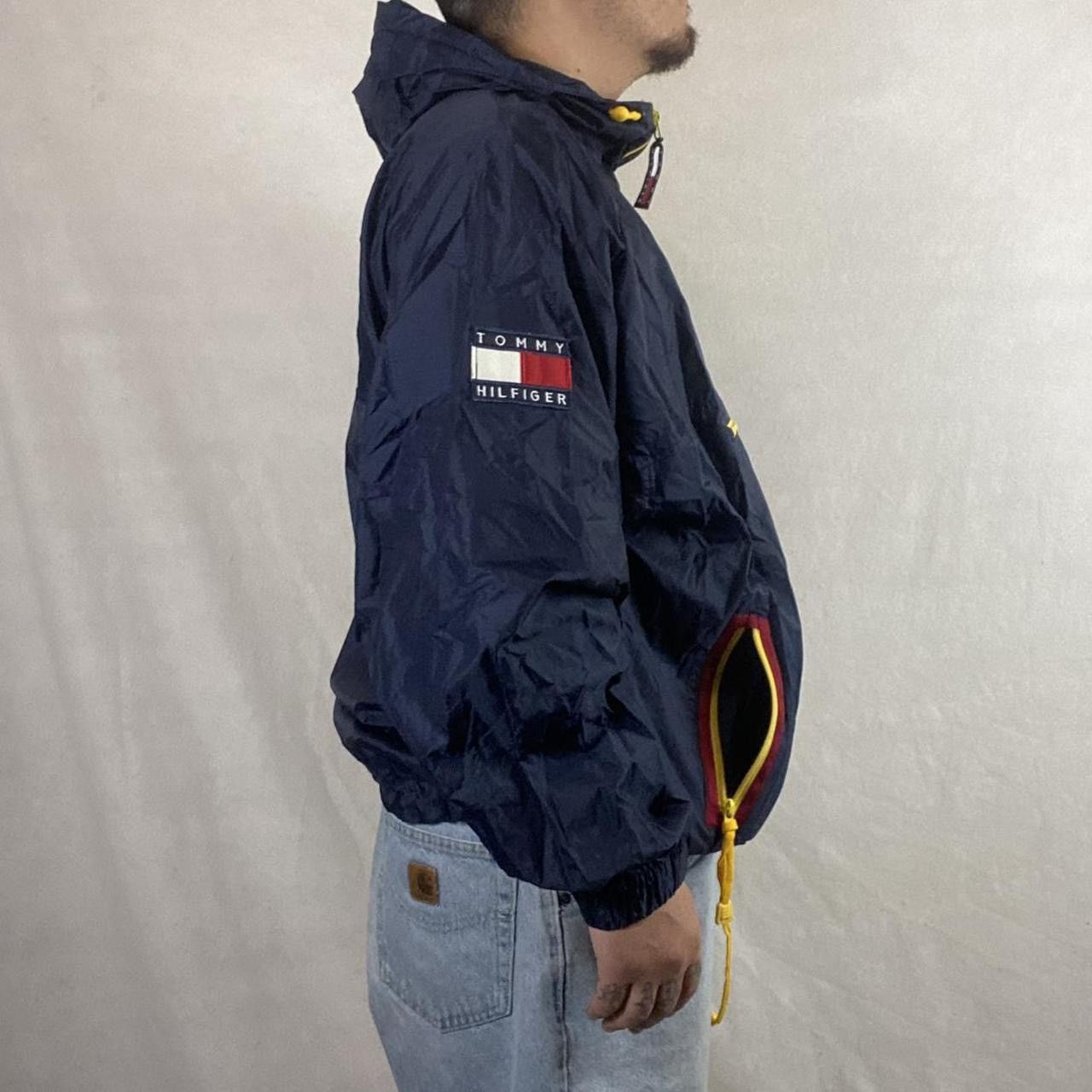 Tommy Hilfiger Rain Coat Men’s L Hoodie Long Sleeve Pullover