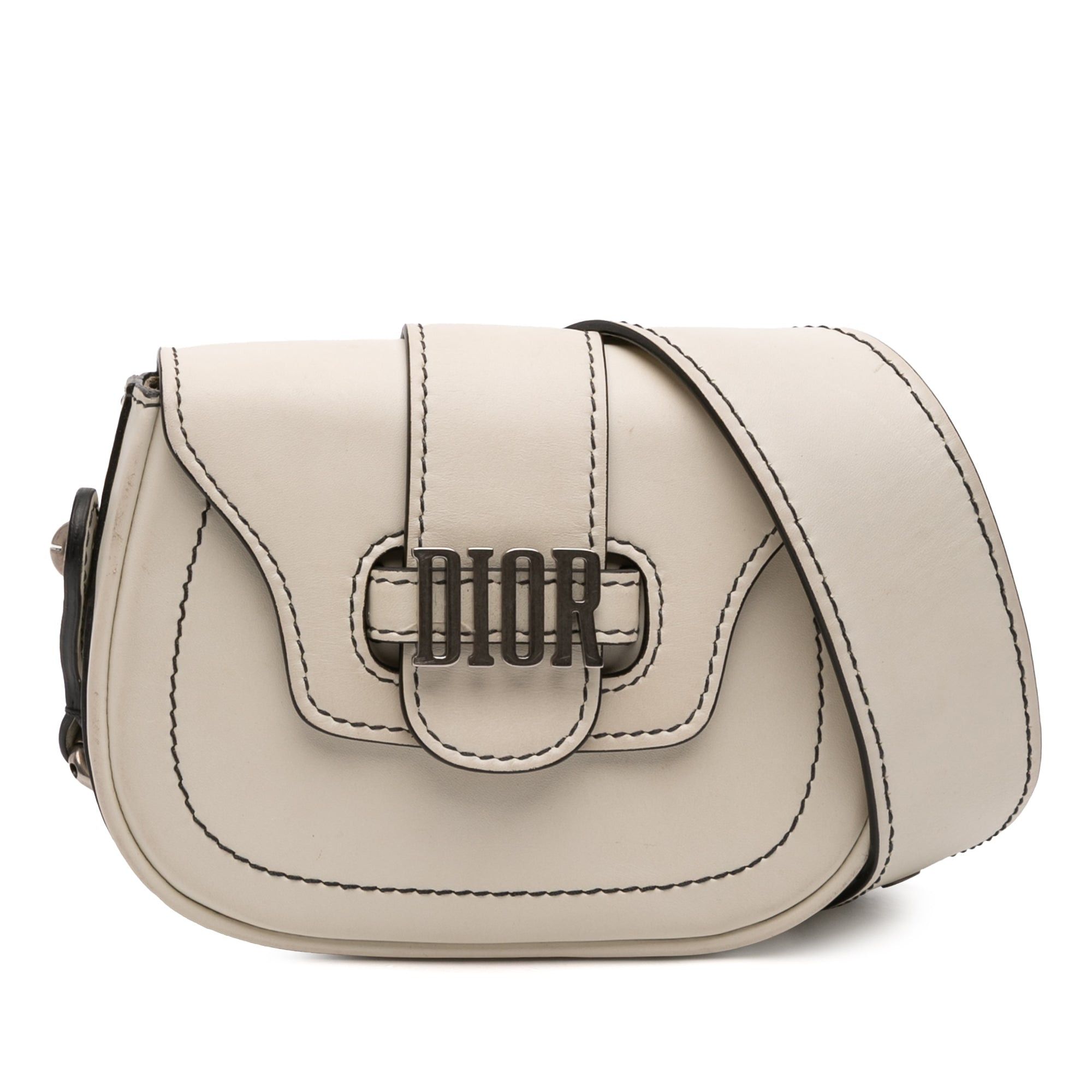 Mini Leather D Fence Saddle Bag