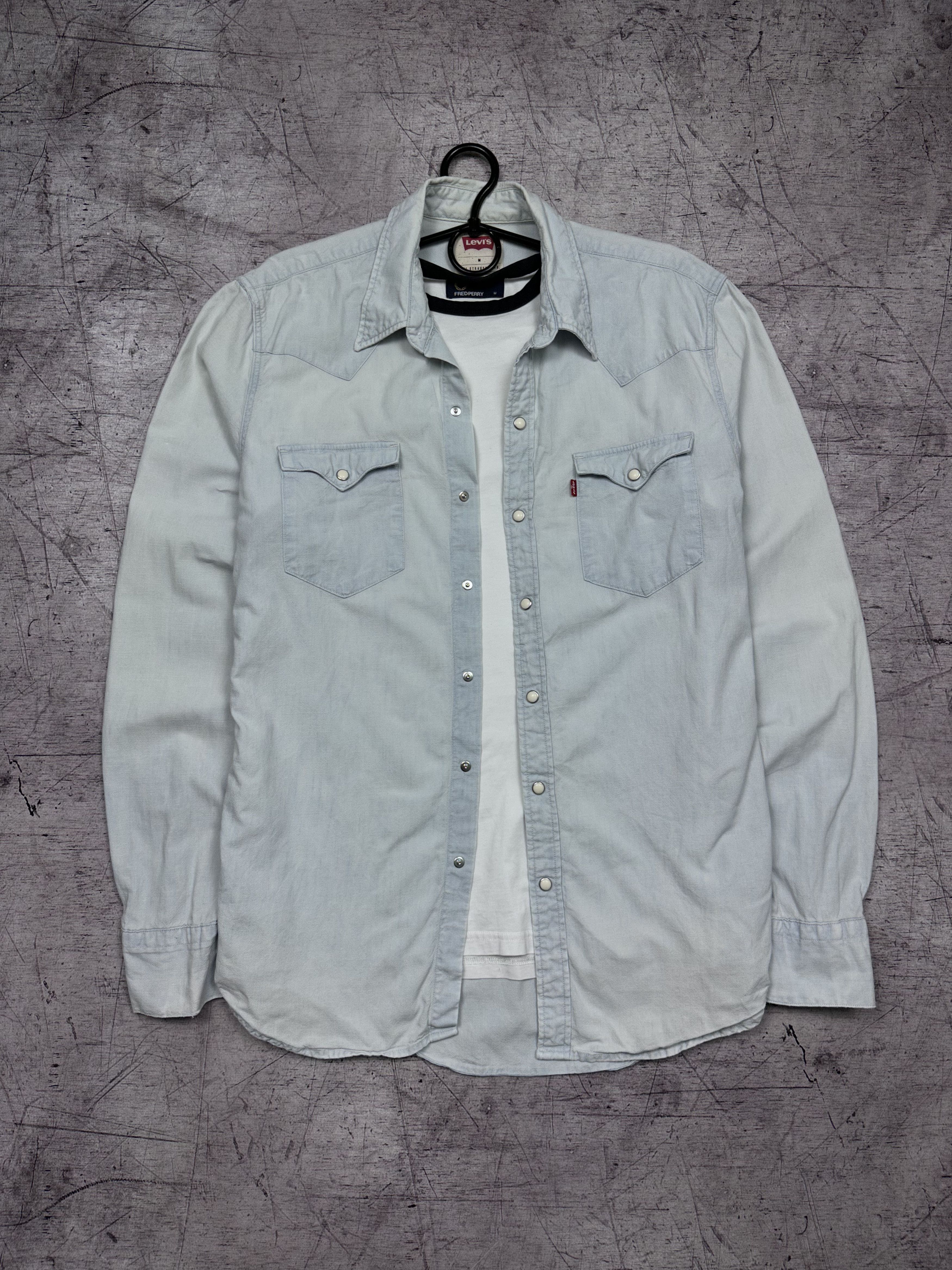 Levi's × Levi's Vintage Clothing Levi's Vintage Mens Denim Shirt Size US M / EU 48-50 / 2 - 1 Thumbnail