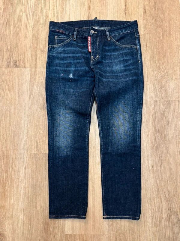 Dsquared2 Dsquared2 Cool Girl Cropped Jeans Big Logo size 40 Navy New Size 28" / US 6 / IT 42 - 1 Thumbnail