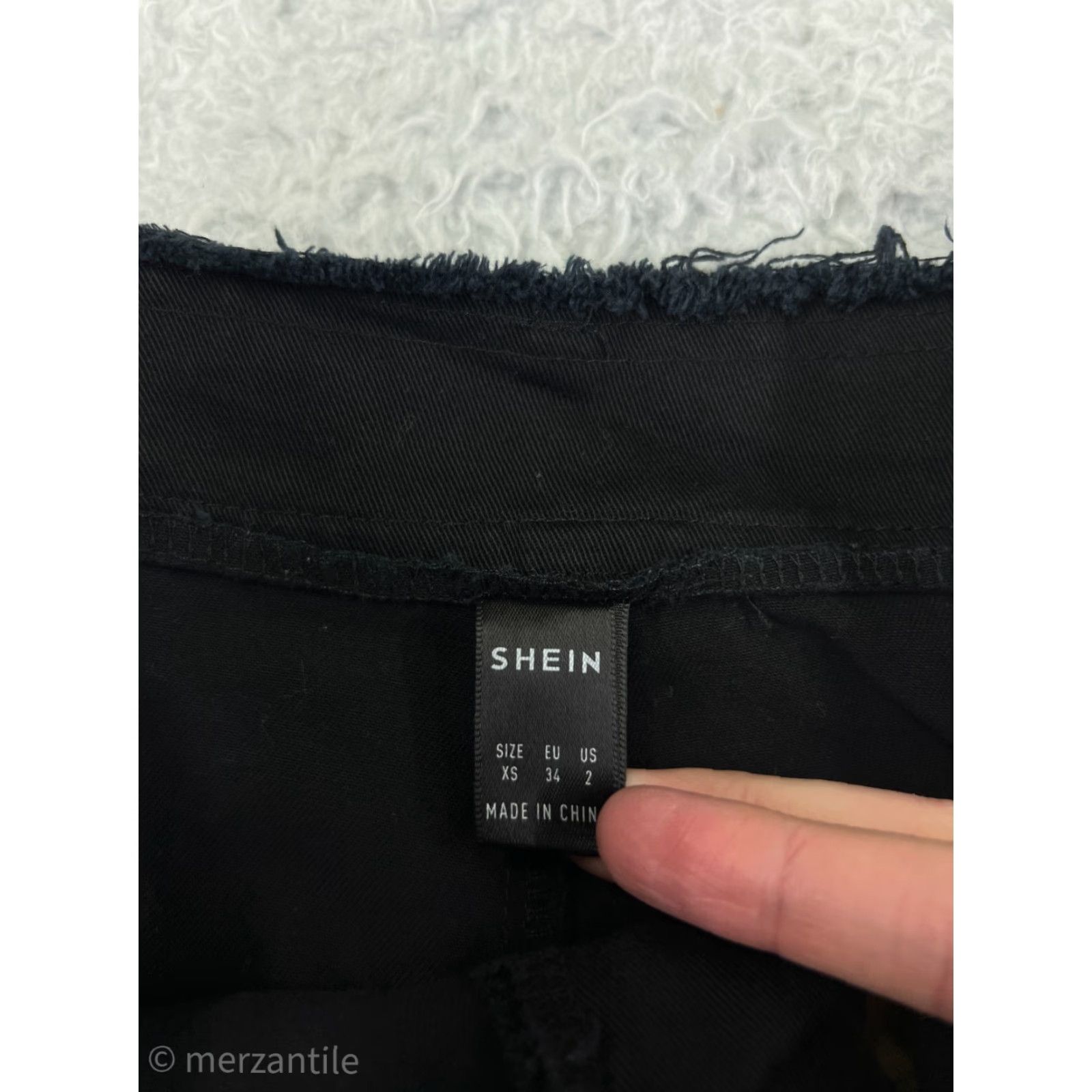 Shein Shein Women's Flared High-Wide Leg Jeans XS Black Beige White Color Block 90s Y2K Cotton Size 26" / US 2 / IT 38 - 4 Thumbnail