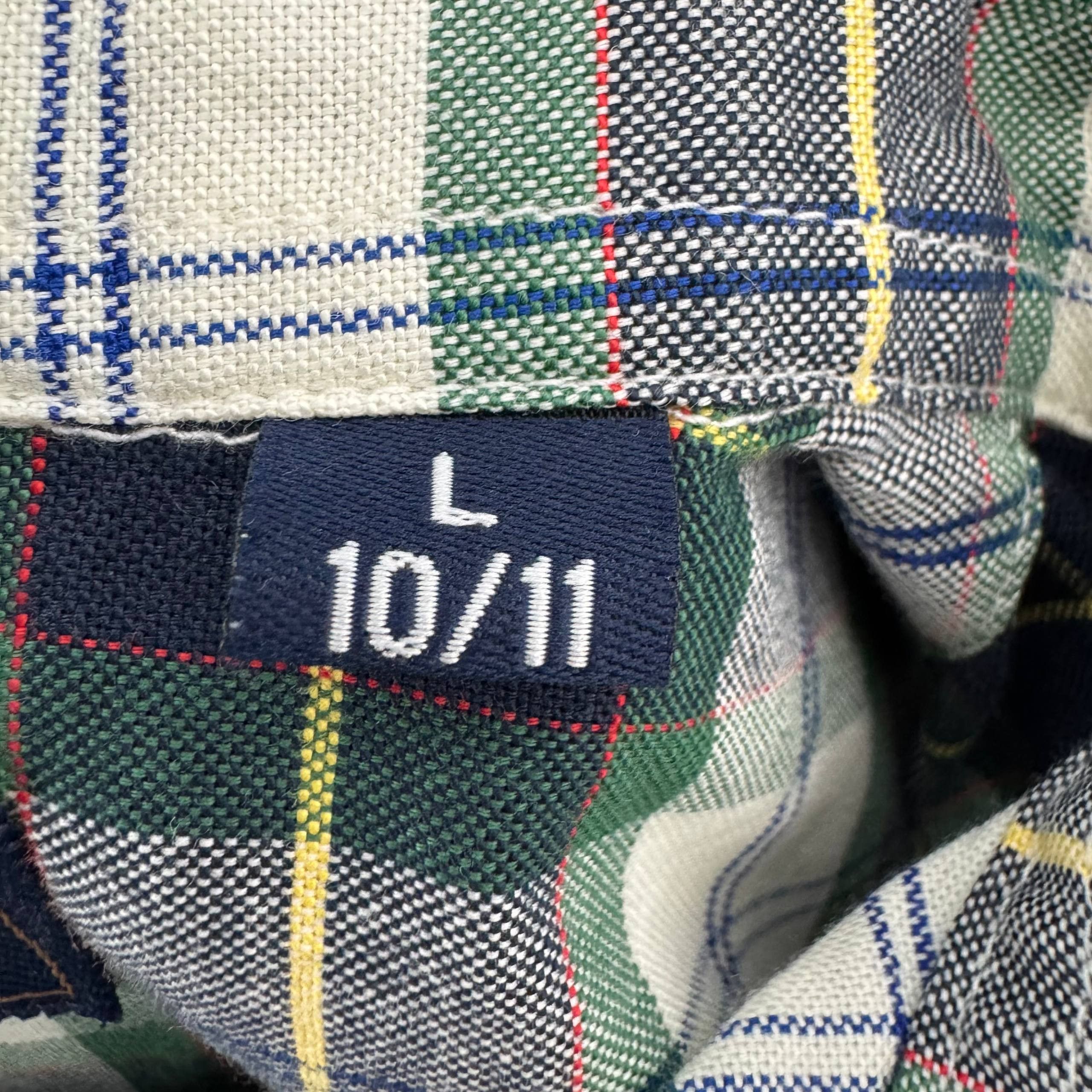 Barbour Barbour Kids Plaid Short Sleeve Shirt Green Size L 10-11Y Size US XXS / EU 40 - 6 Thumbnail