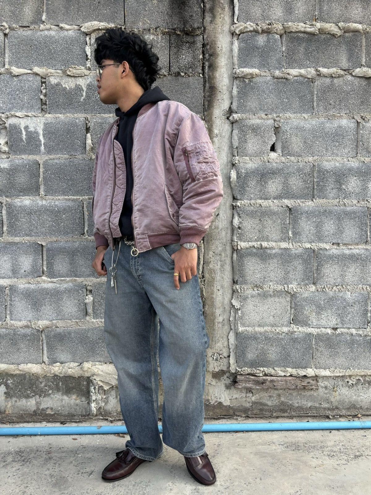 Alpha Industries FADED Alpha Ma-1 Flight Bomber Jacket Size US L / EU 52-54 / 3 - 10 Thumbnail