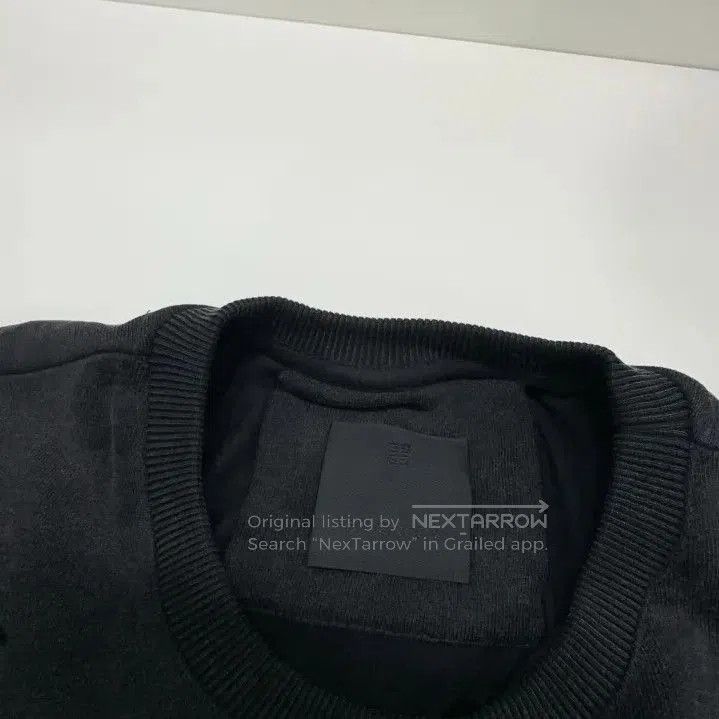 Givenchy Givenchy SS23 Tear Detail Logo Print Sweatshirt. Size US L / EU 52-54 / 3 - 7 Thumbnail
