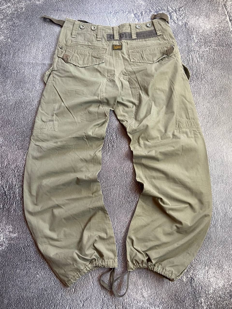 G-Star Vintage G Star Raw Y2K distressed cargo pants Size US 33 - 2 Thumbnail