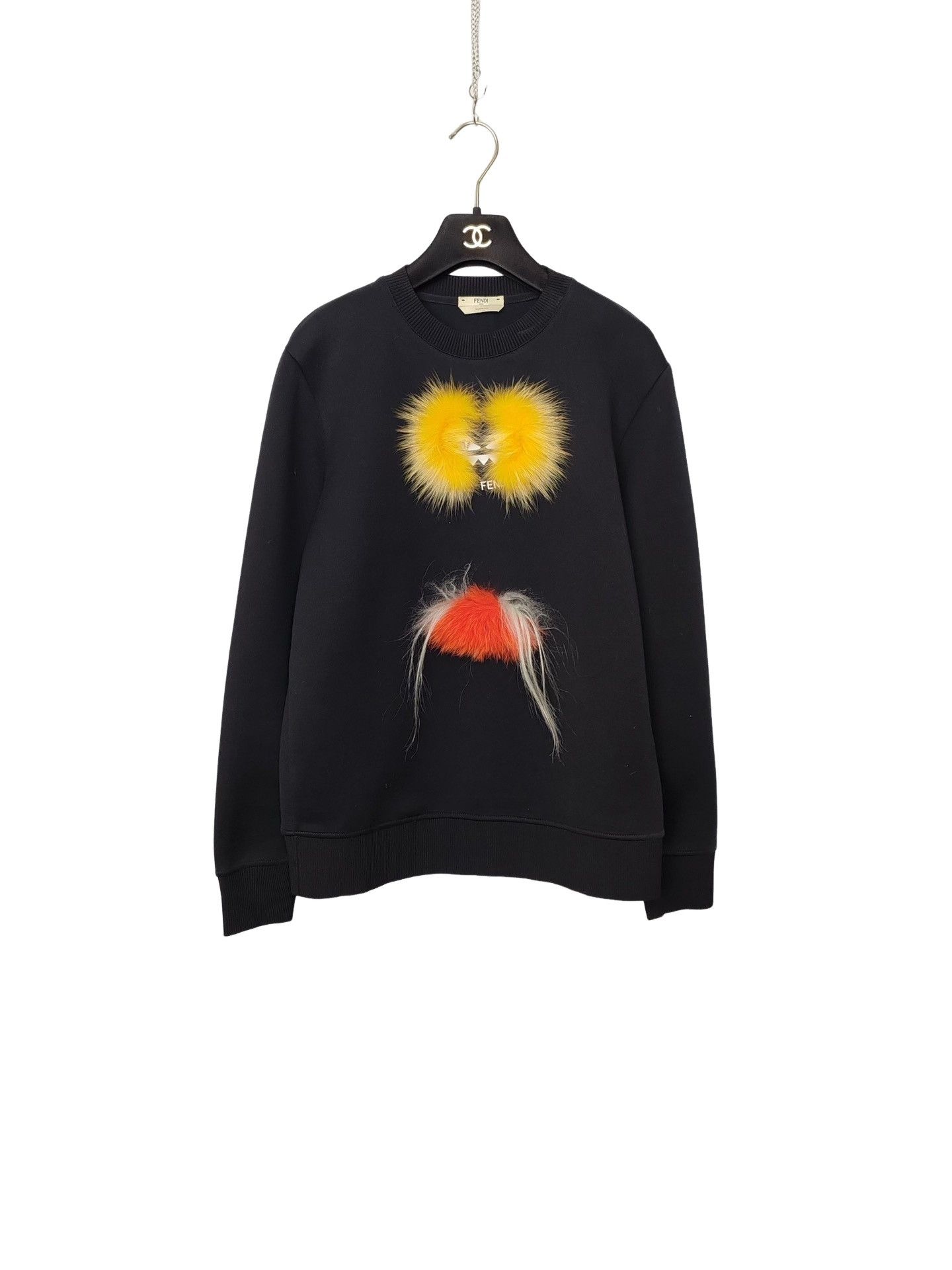Fendi Fendi Monster Fur Sweatshirt Size 40 Size S / US 4 / IT 40 - 1 Thumbnail