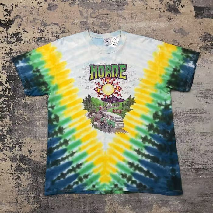 Delta × Vintage T95 VTG 90s VIKING HORDE FESTIVAL BY DELTA TEE Size US M / EU 48-50 / 2 - 1 Thumbnail